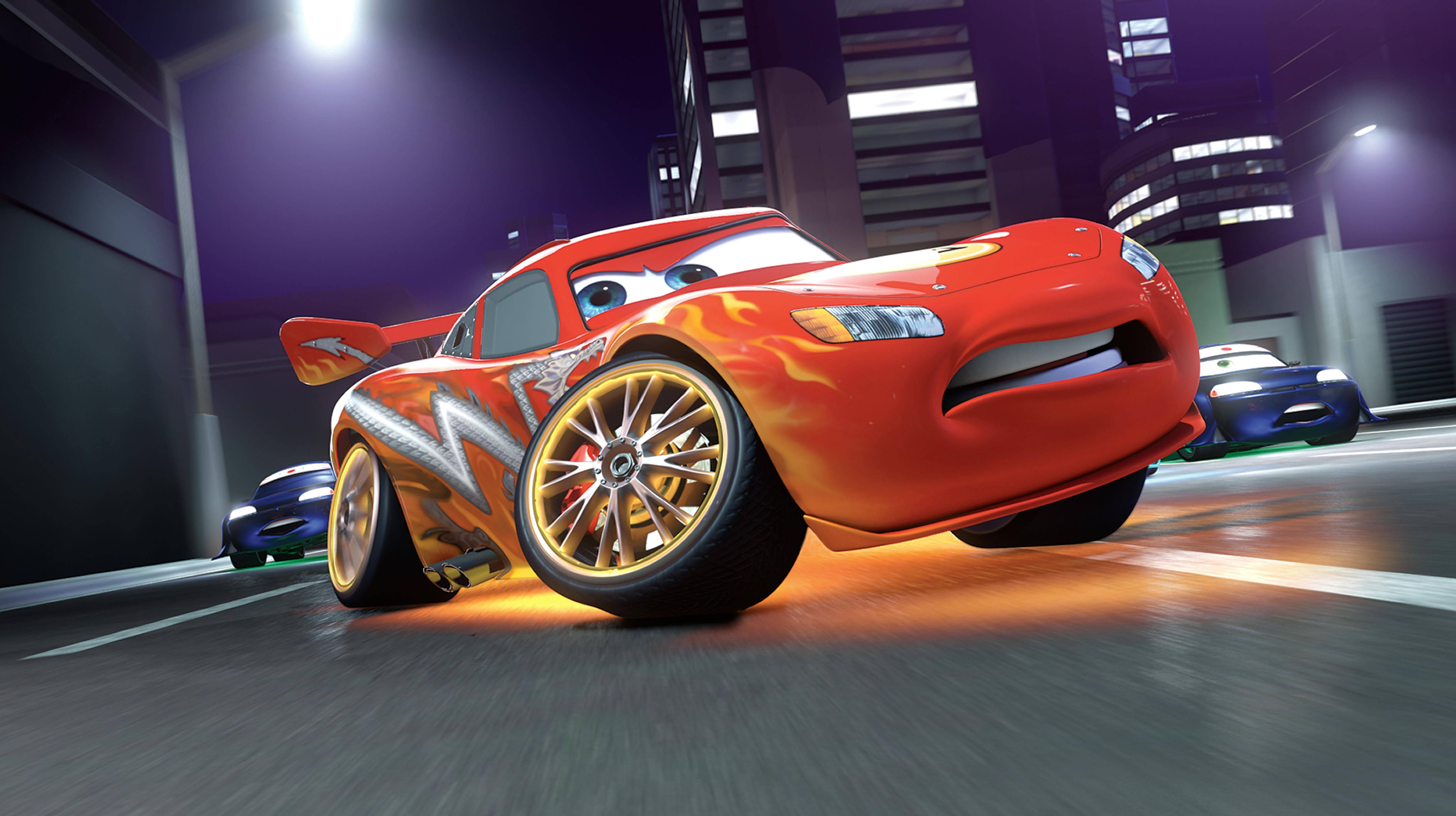 Lightning McQueen Disney 4K Ultra bredt væddeløb Wallpapers