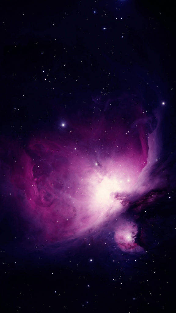Lilla galakse med sort slør Wallpapers
