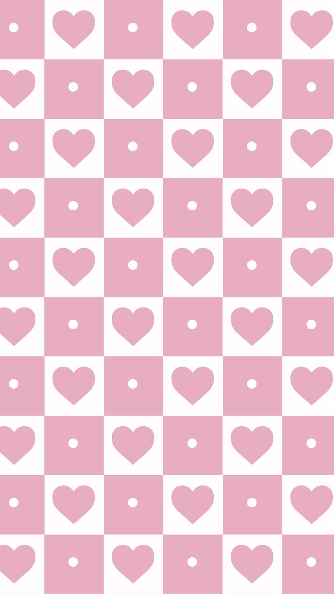Lilla hjerter æstetisk VSCO mønster baggrund Wallpapers