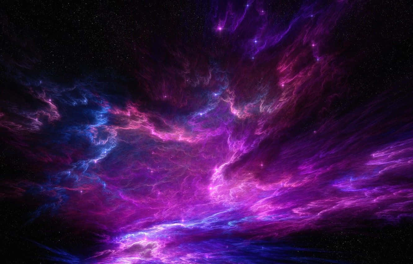 Lilla nebula-galaxie overlejringsbillede Wallpapers