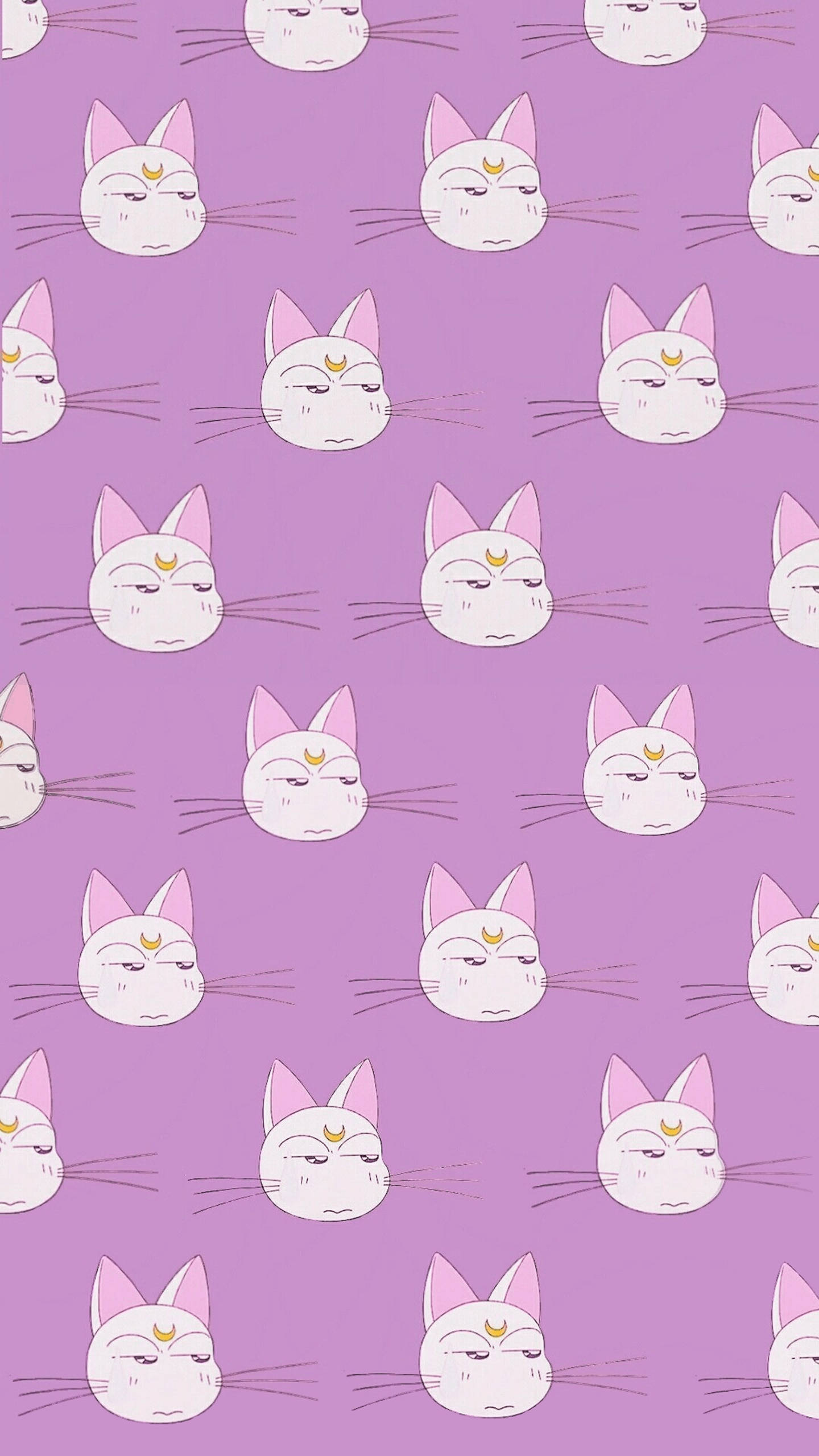Lilla og lyserød anime æstetik Wallpapers