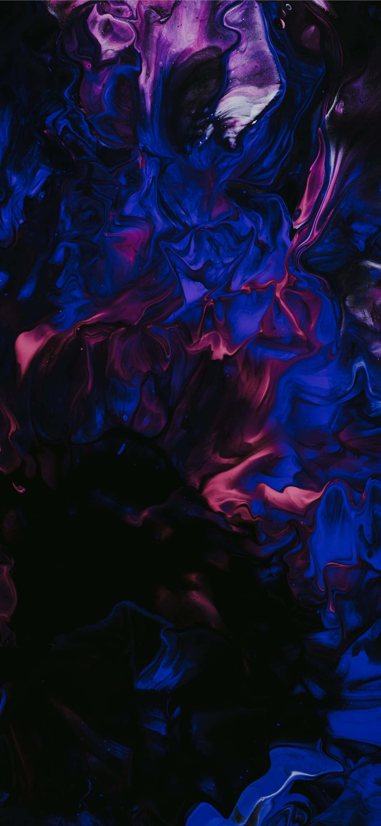 Lilla Og Sort Flydende Baggrund Wallpapers