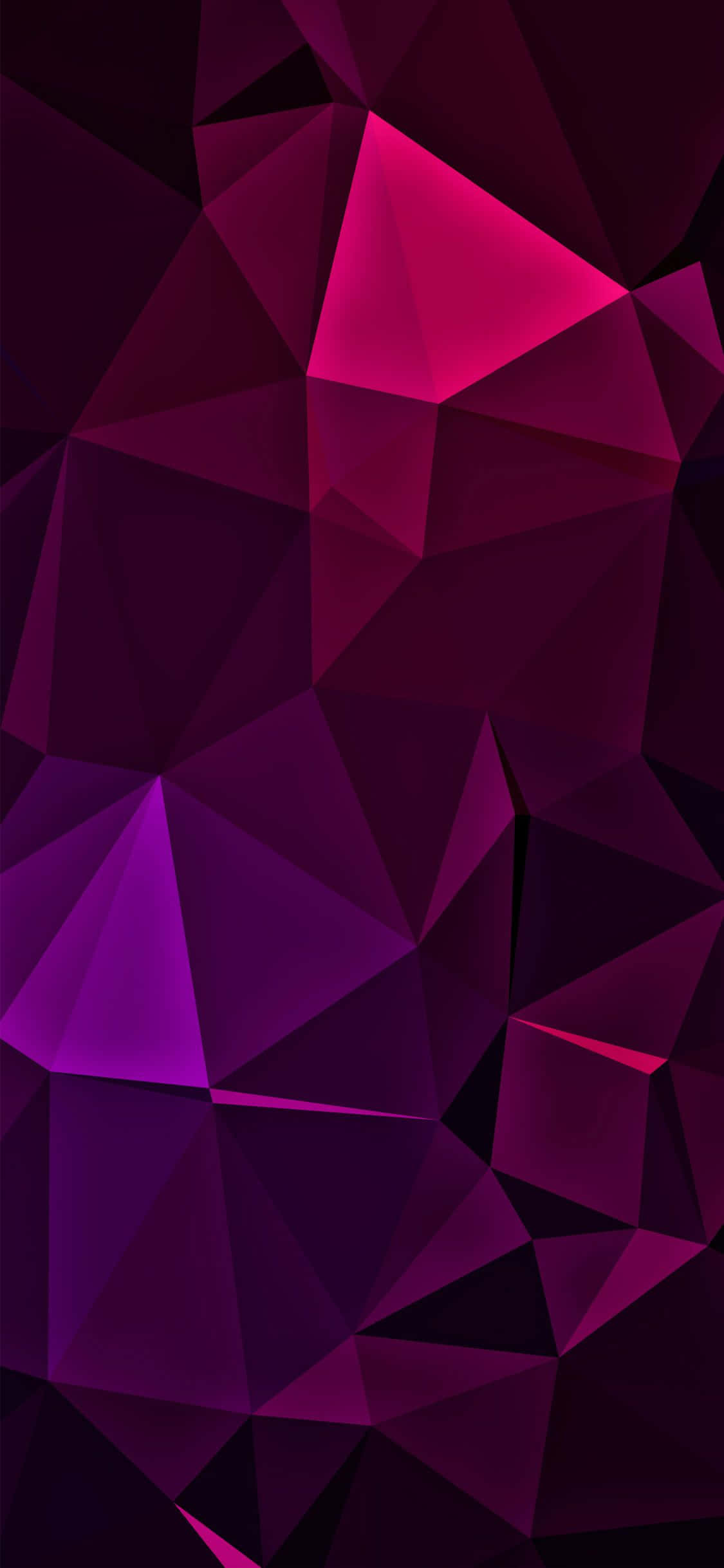 lilla og sort polygon baggrund Wallpapers