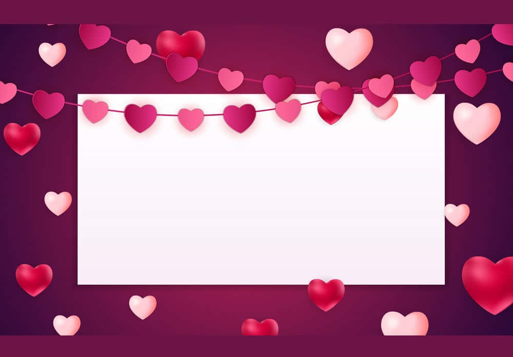 Lilla æstetisk valentinsbaggrund digital kunst Wallpapers