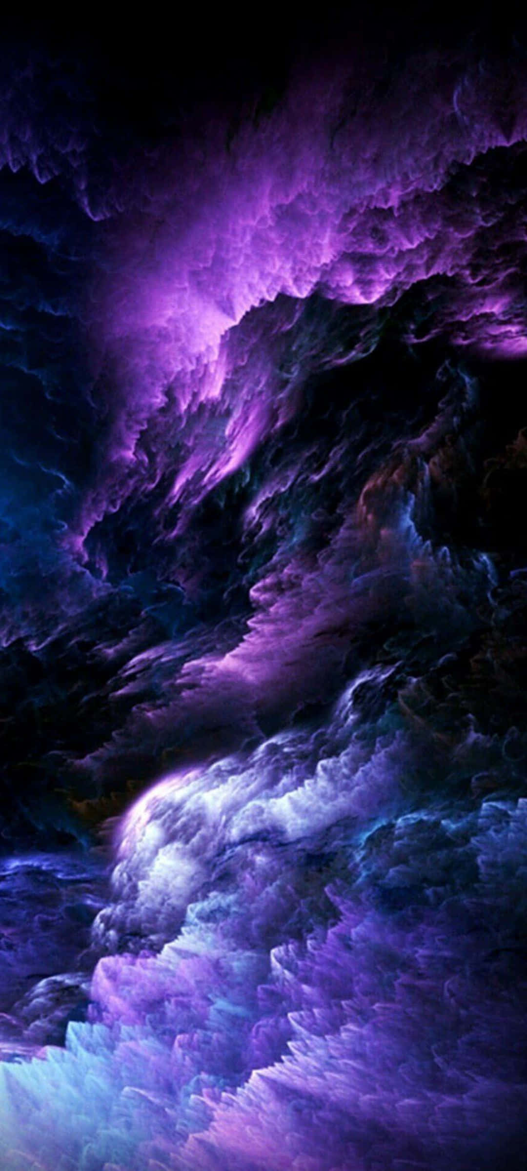 Lilla stormskyer abstrakt Wallpapers