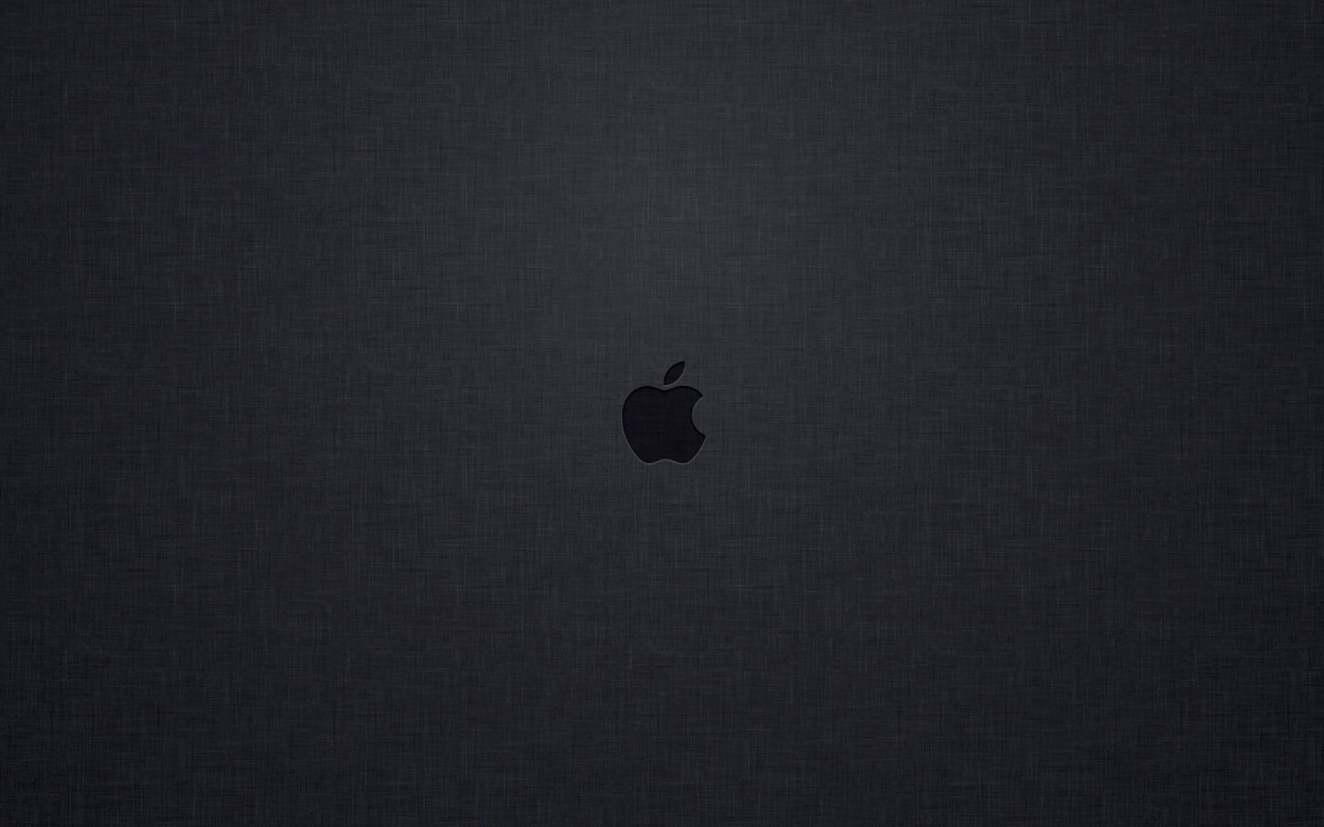 Lille sort Apple-logo Mac — Minimalistisk Wallpapers