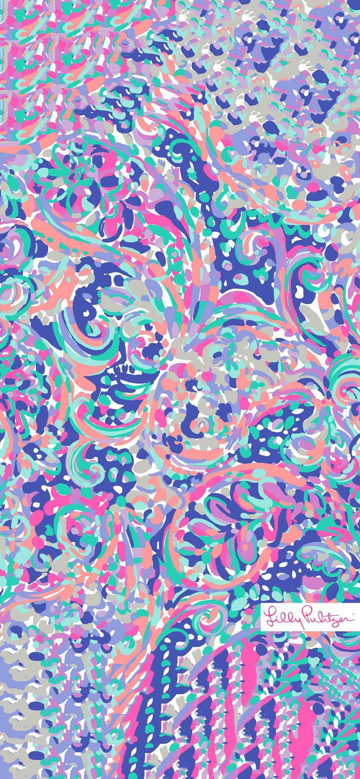Lilly Pulitzer lilla abstrakt kunst Wallpapers