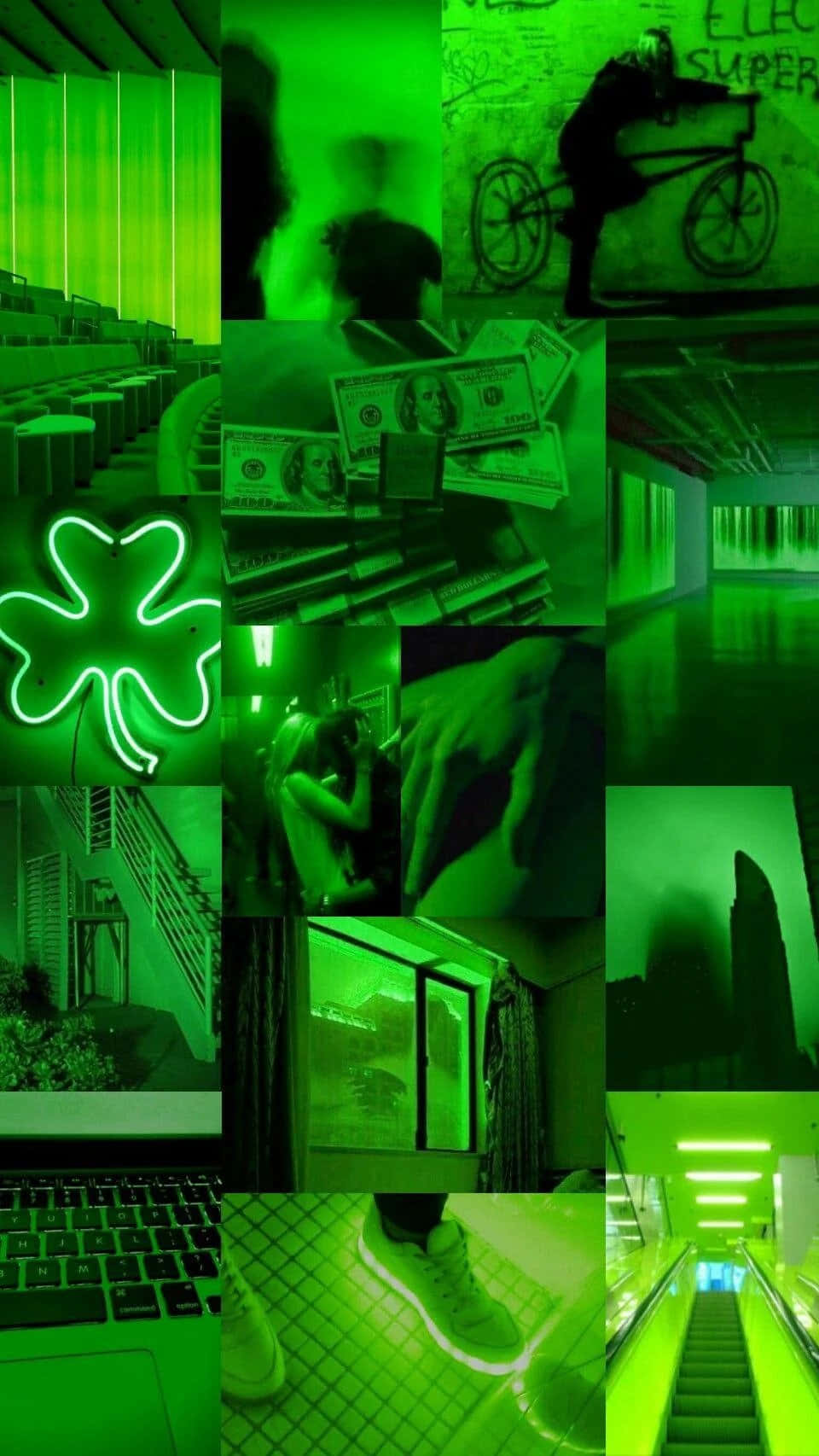 Limegrøn æstetisk billede Wallpapers