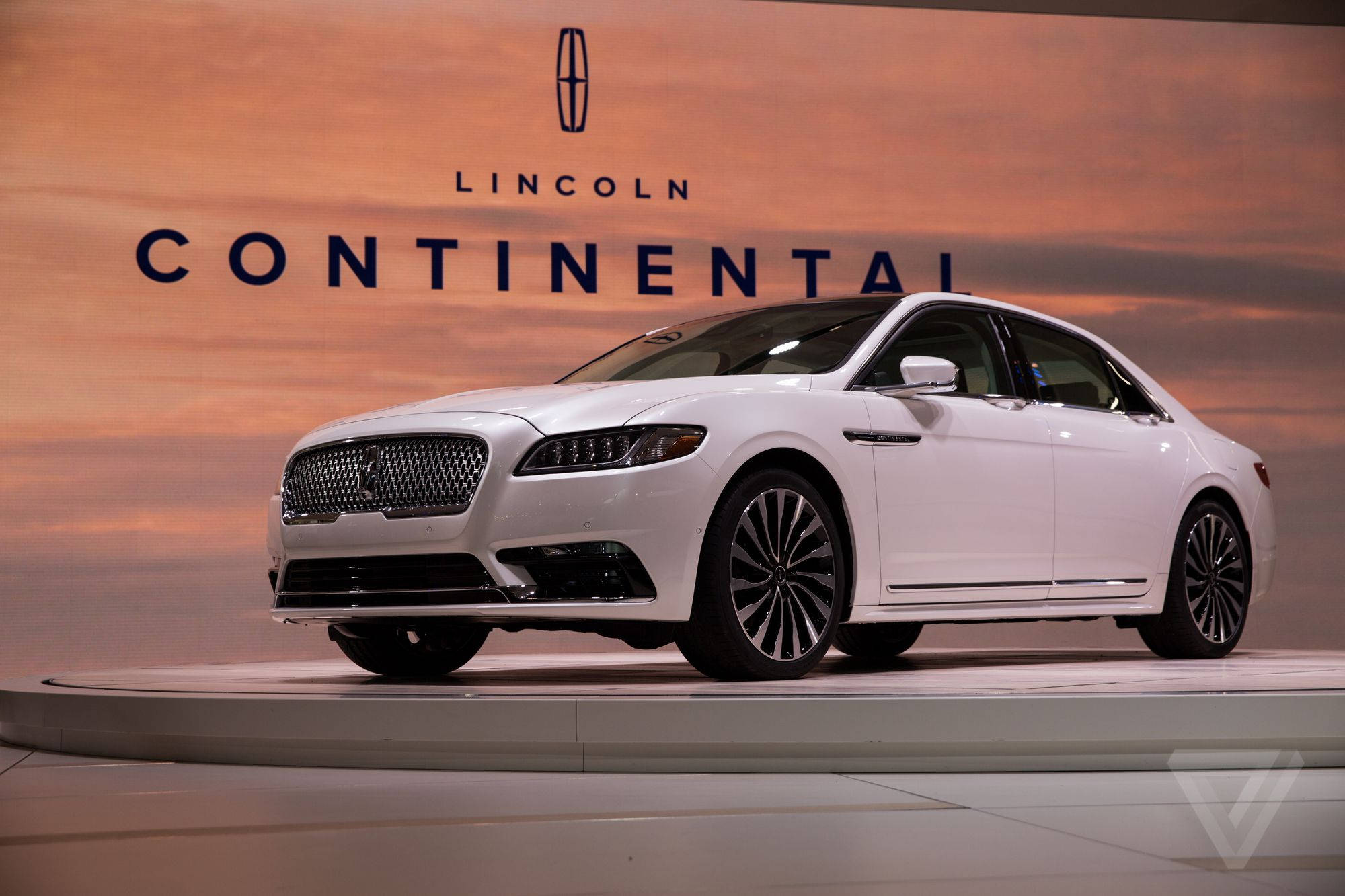 Lincoln Car på Detroit Auto Show Wallpapers