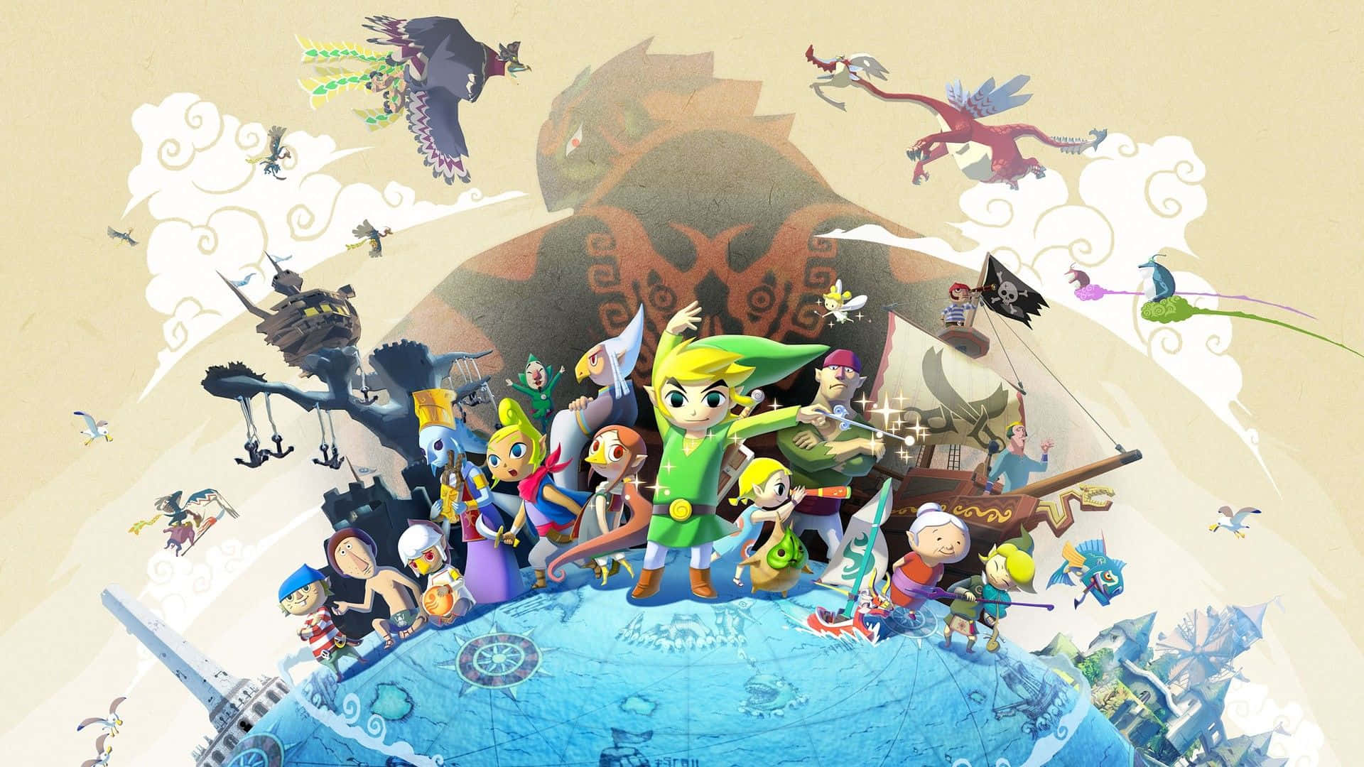 Link gør sig klar til sit eventyr Wallpapers