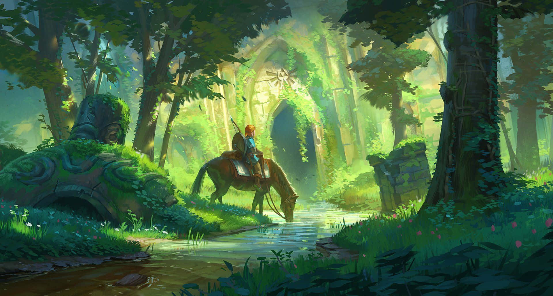 Link, helten fra Hyrule i The Legend of Zelda Wallpapers
