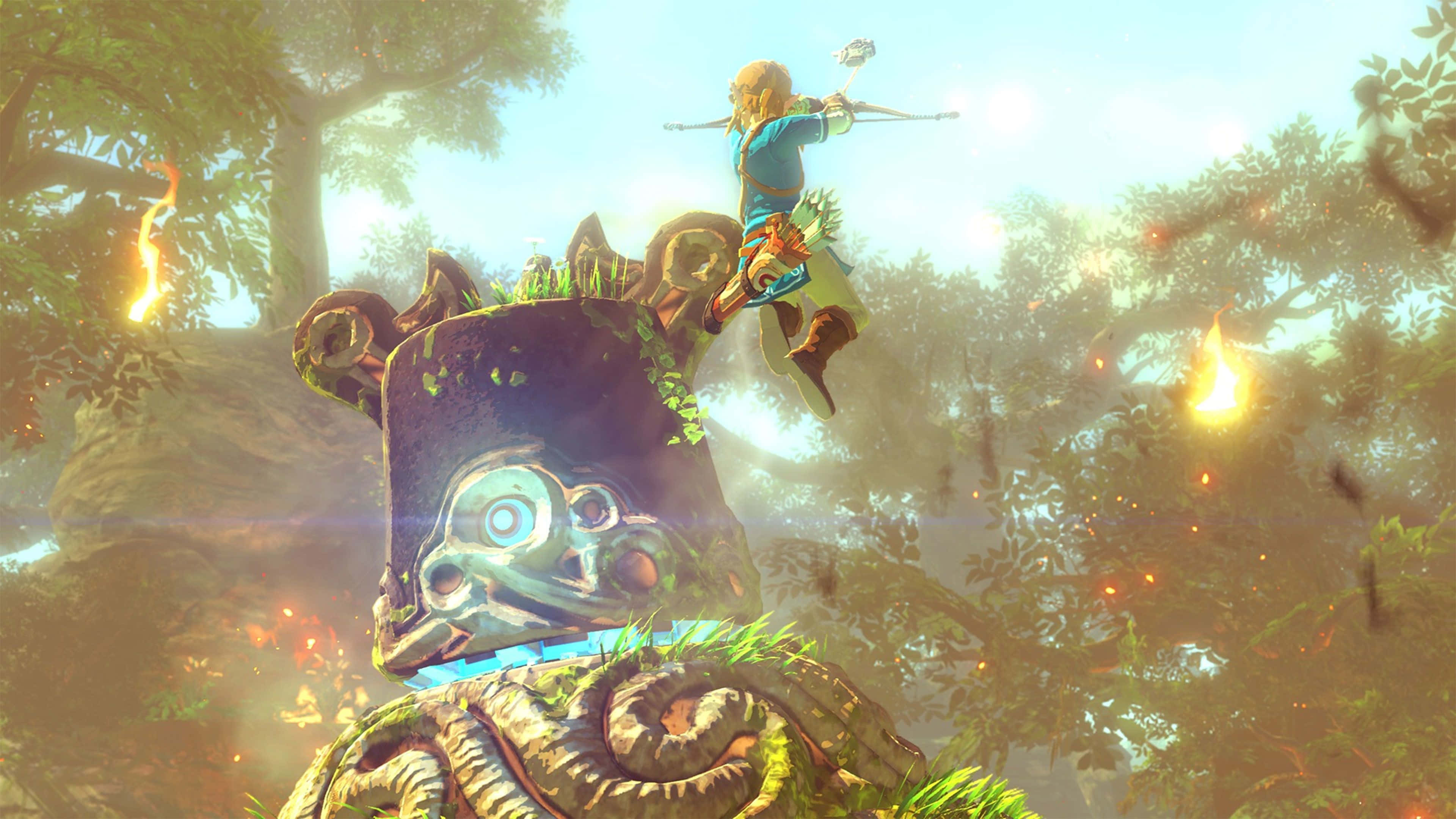 Link, tidens helt, med den legendariske Ocarina of Time Wallpapers