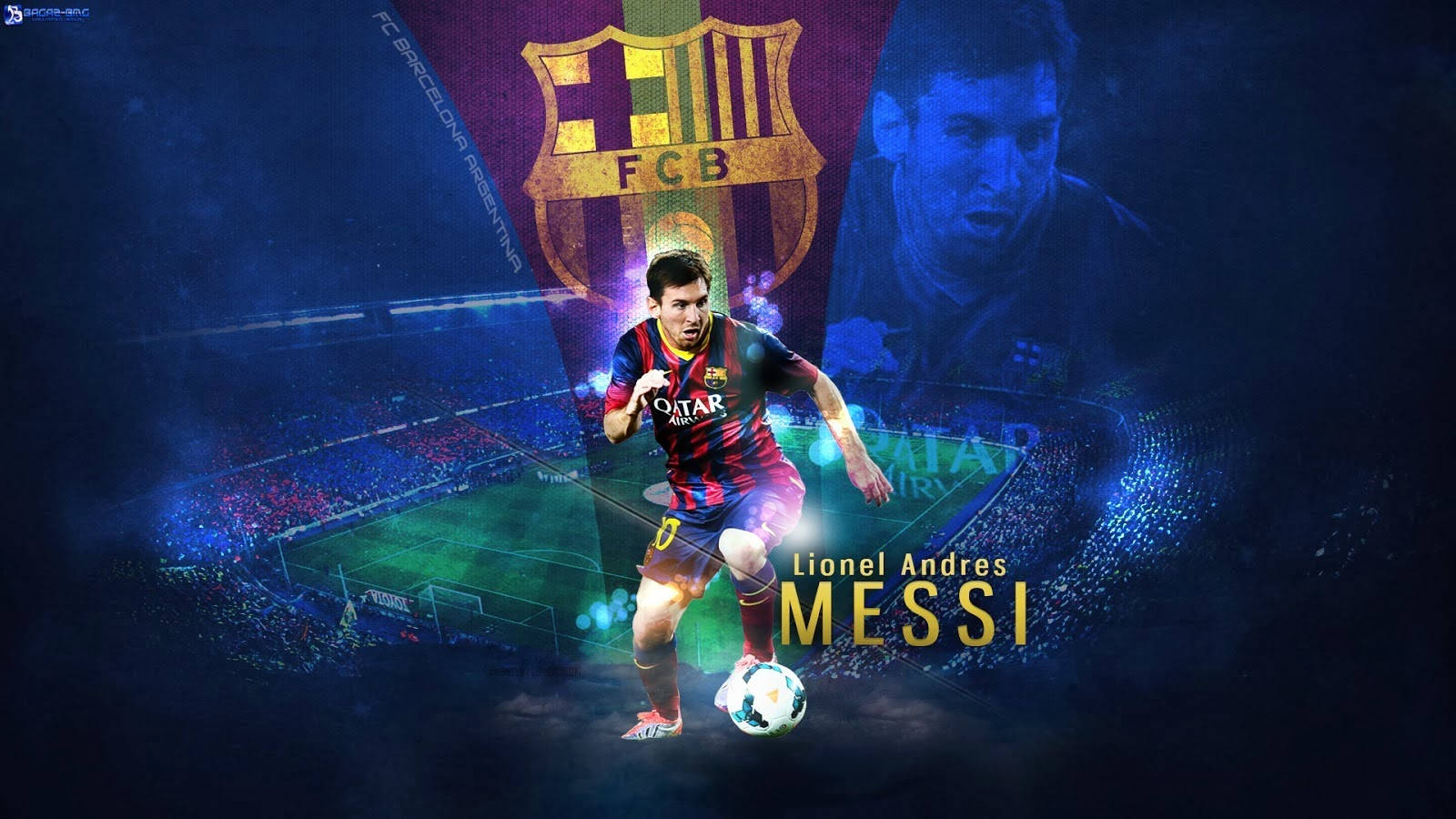 Lionel Andres Messi, den verdensberømte fodboldstjerne Wallpapers