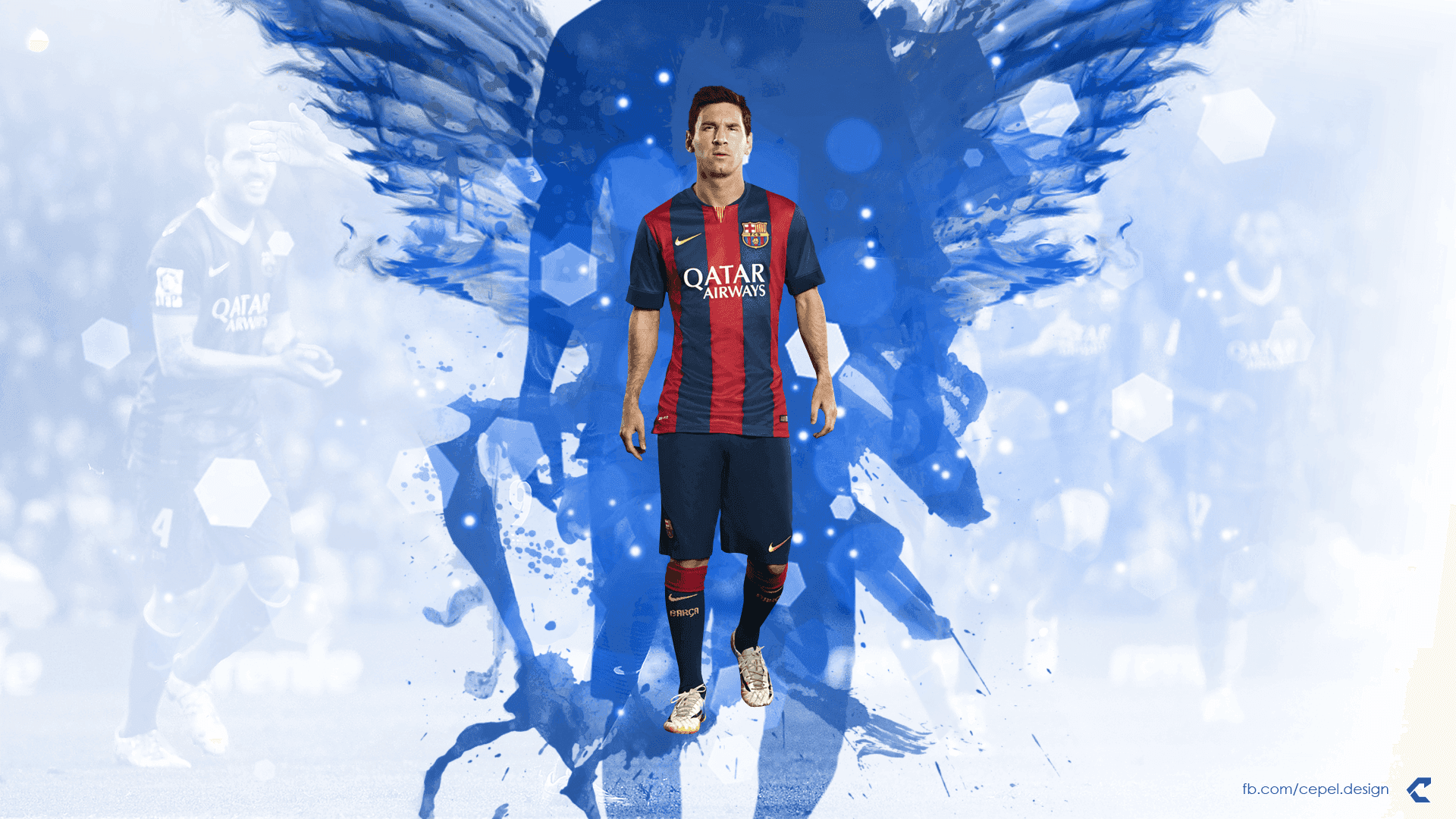 Lionel Messi, Barcelona-ikonet, i aktion. Wallpapers