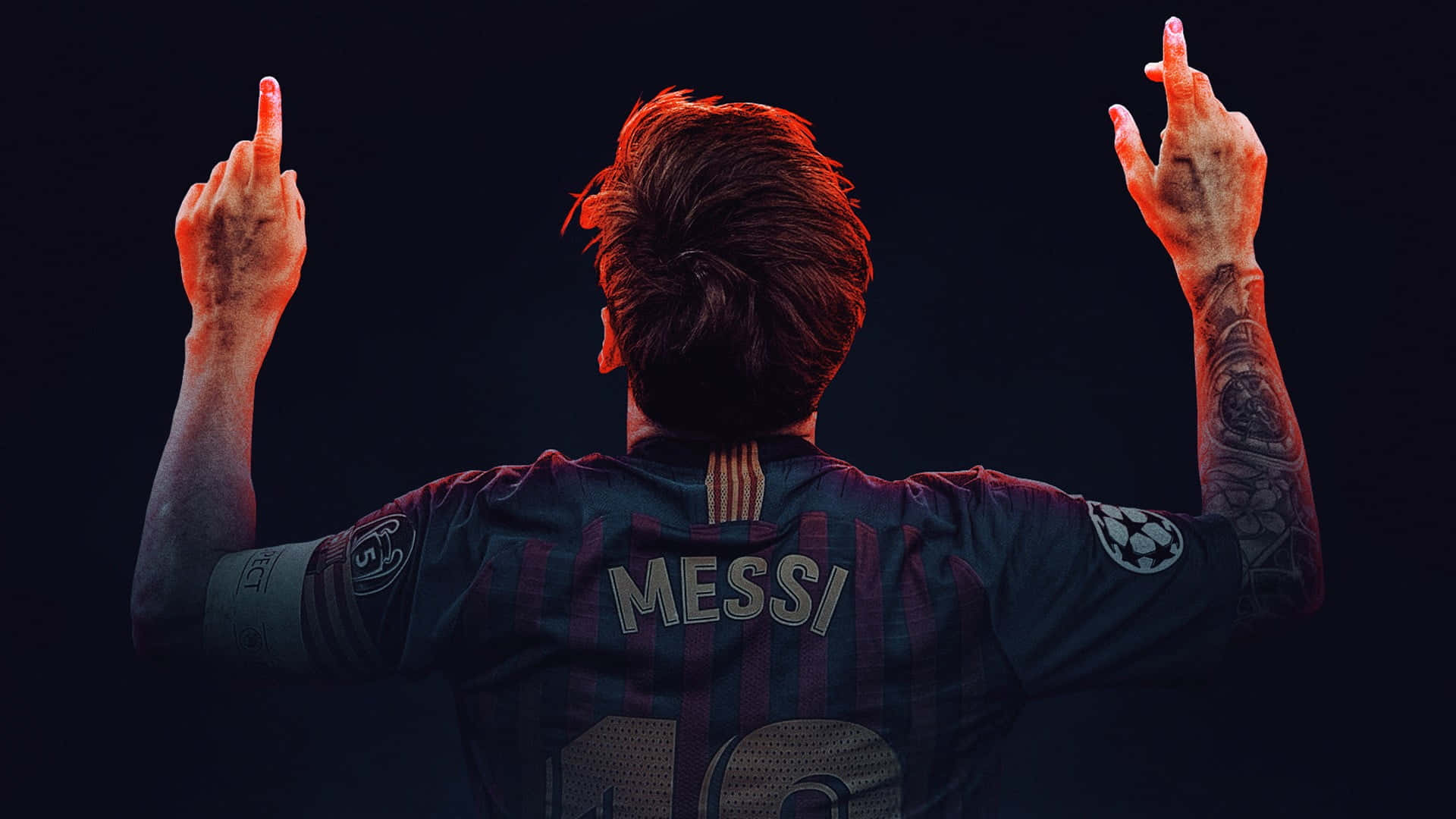 "Lionel Messi fortsætter med at slå rekorder ét spark ad gangen." Wallpapers