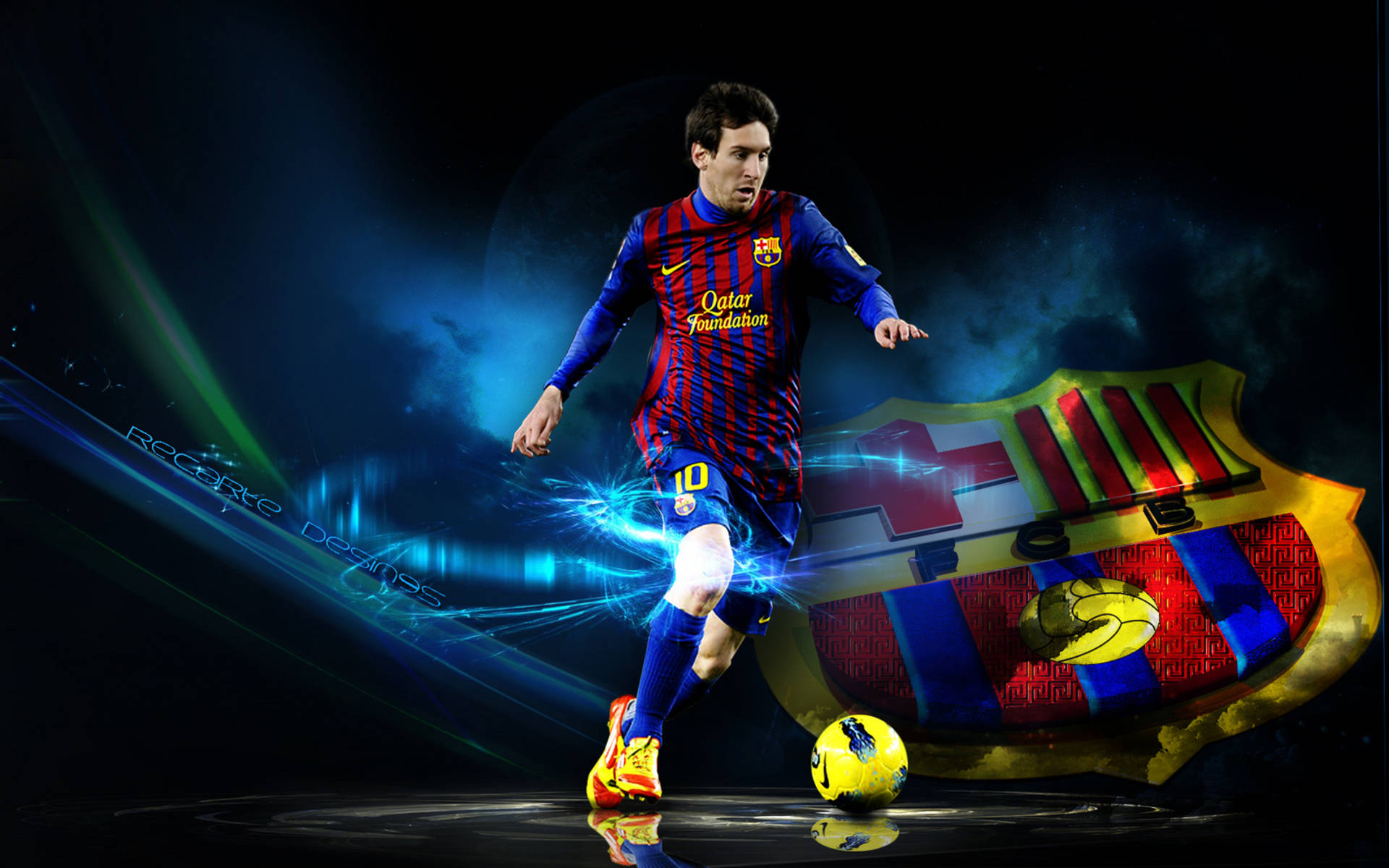 Lionel Messi med FC Barcelona Wallpapers