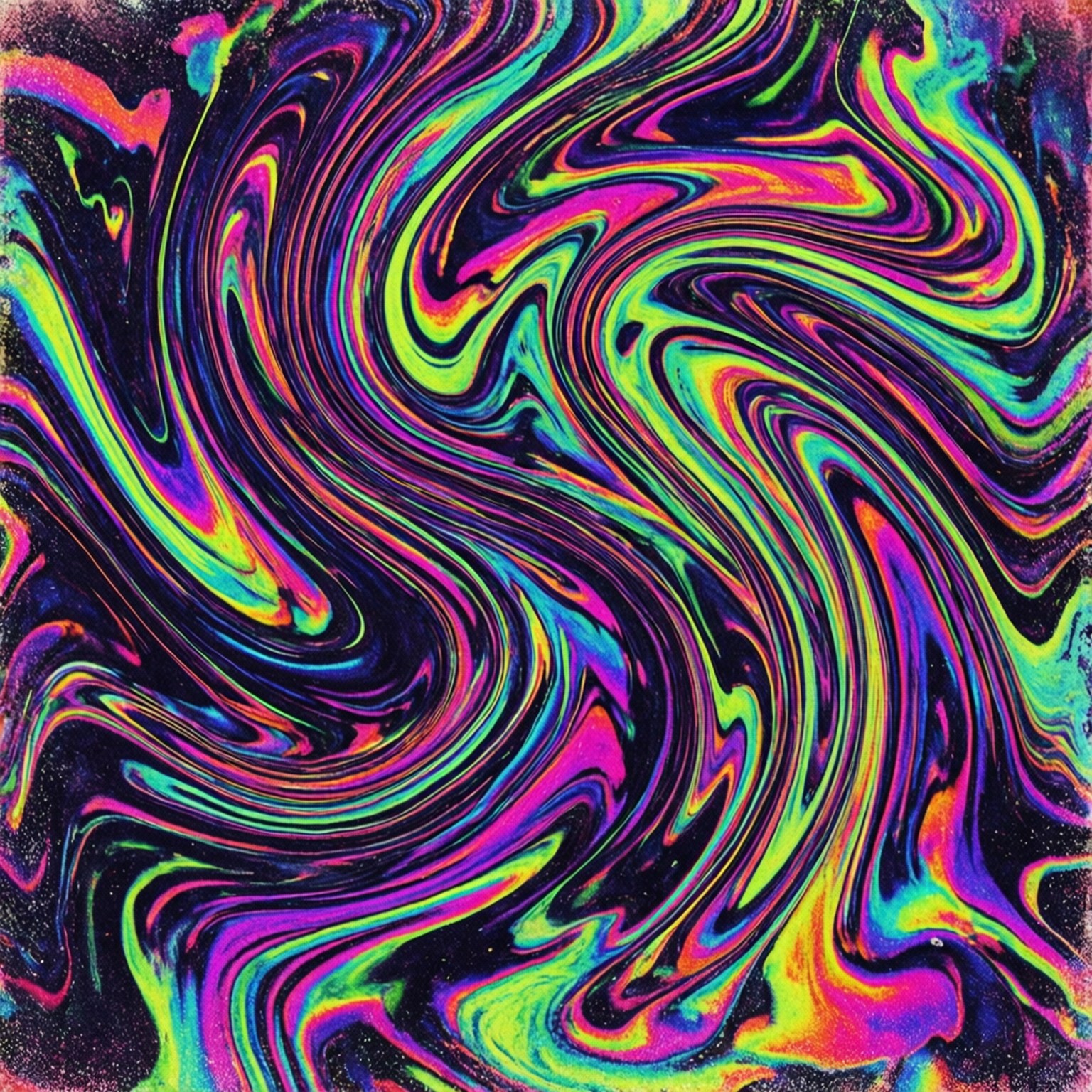 Liquid Neon Grain Wallpapers