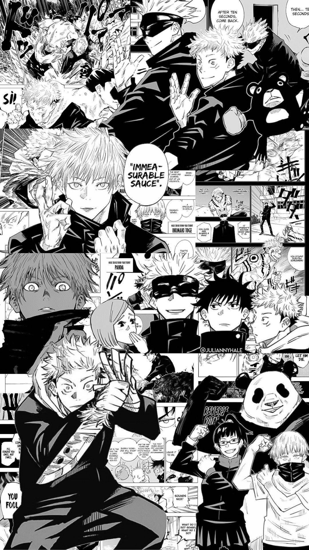 "Livet og døden eksisterer i balance - Jujutsu Kaisen" Wallpapers