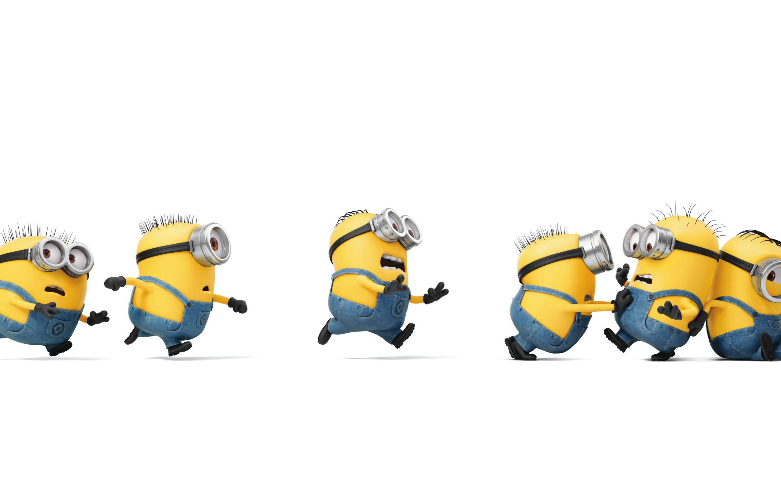 Løbende Minion-skrivebord Wallpapers
