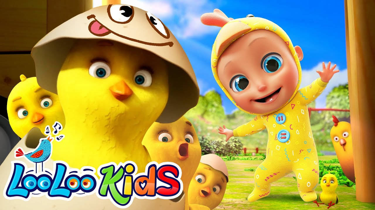 Looloo Kids Små Kyllinger Wallpapers