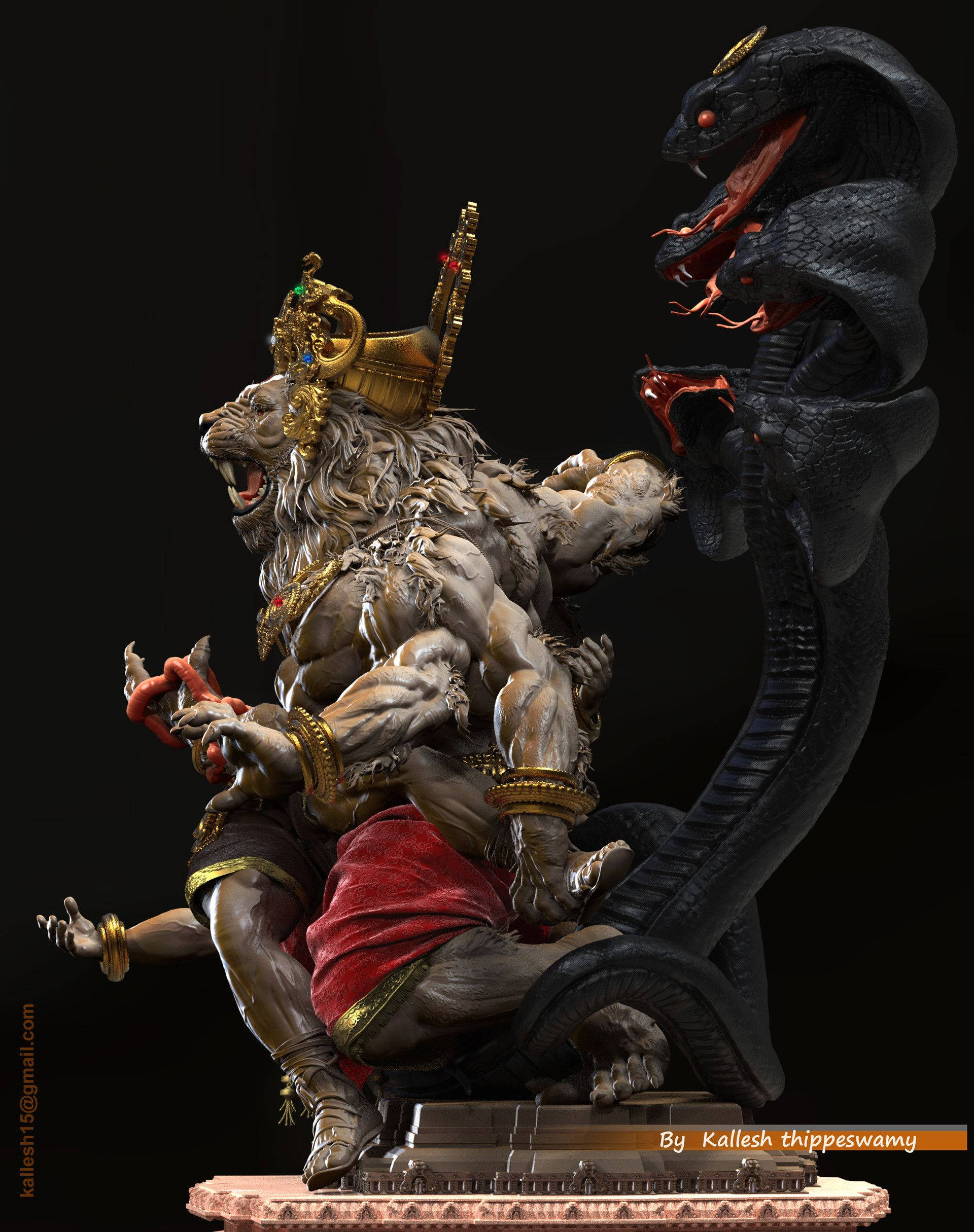 Lord Narasimha-statue Wallpapers