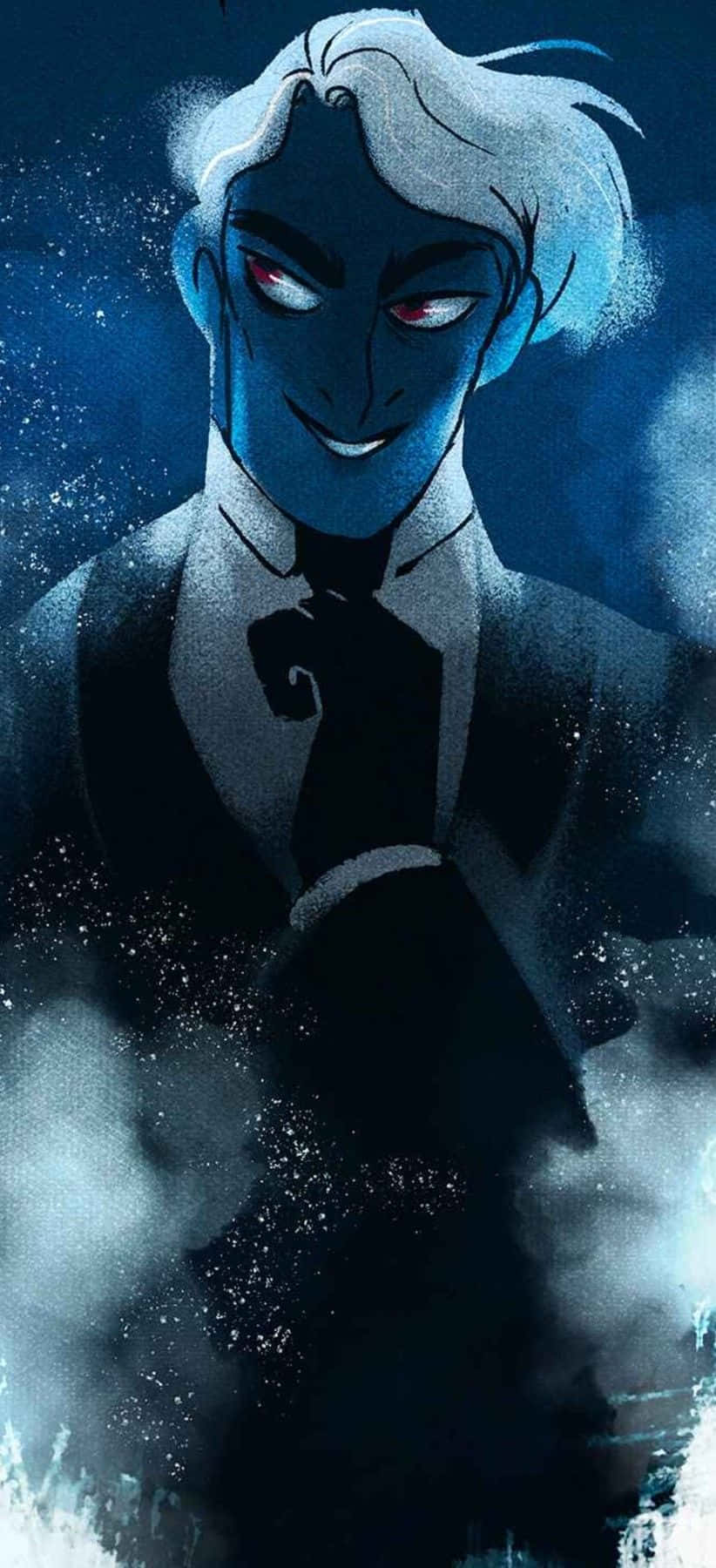 Lore Olympus Webtoon Hades smilende Wallpapers