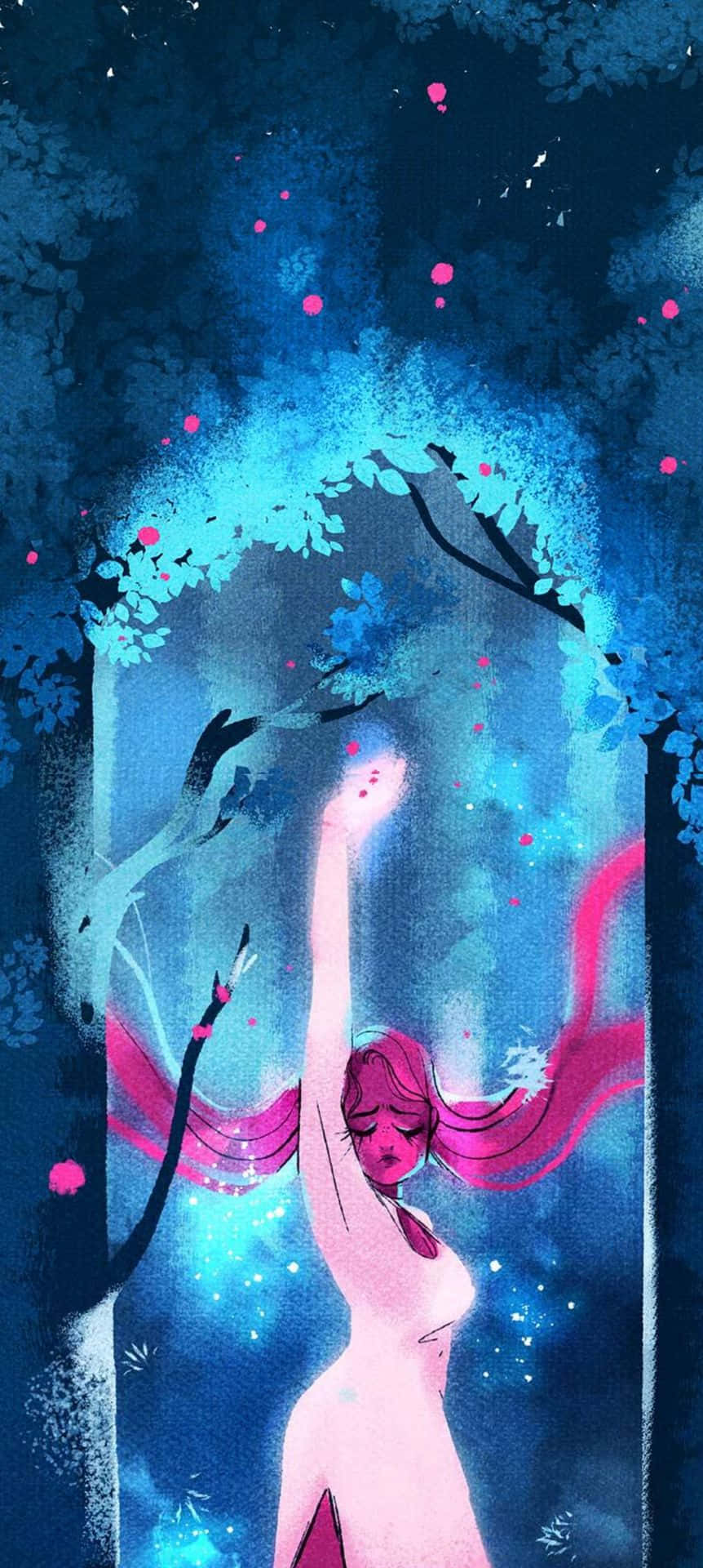 Lore Olympus Webtoon løftende arm Wallpapers