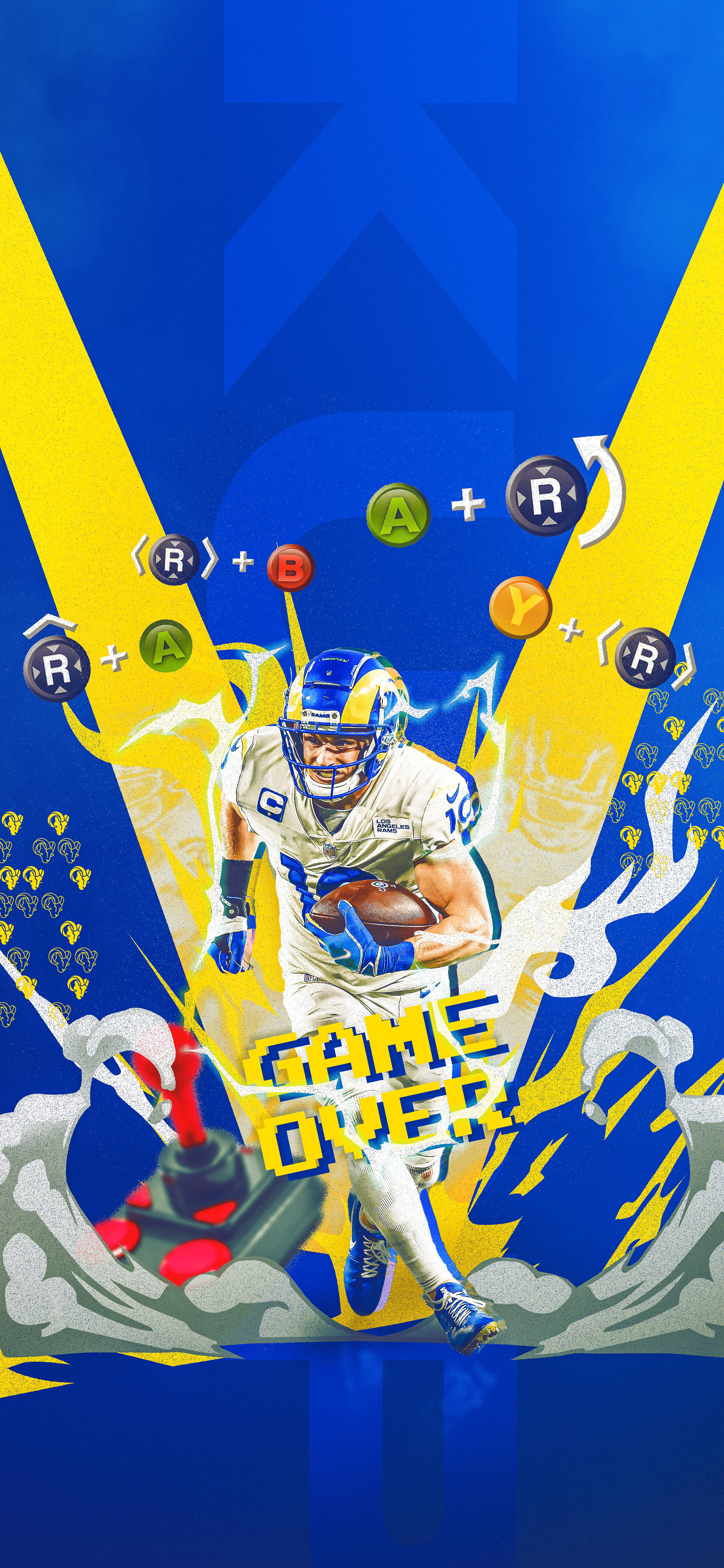 Los Angeles Rams Spil Slut Wallpapers