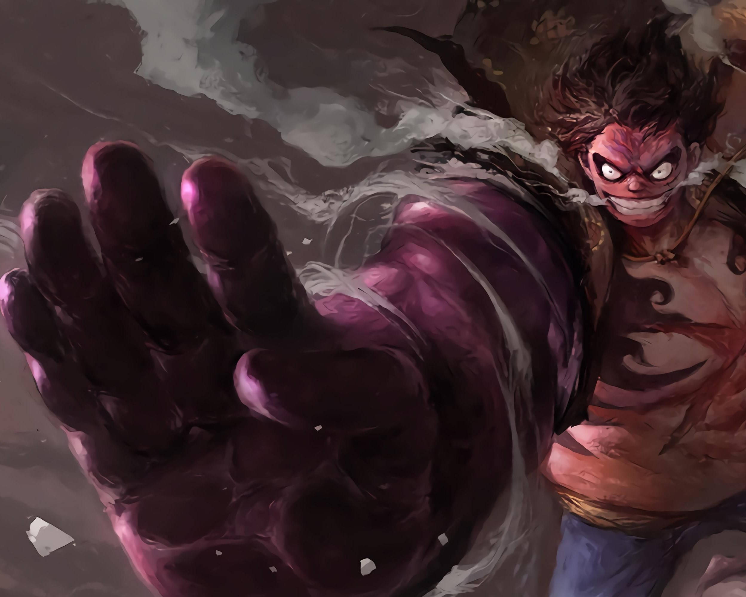 Luffy Gear 4 Freaky Smil Wallpapers