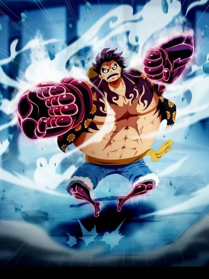 Luffy Gear 4 kraftfuld næve Wallpapers