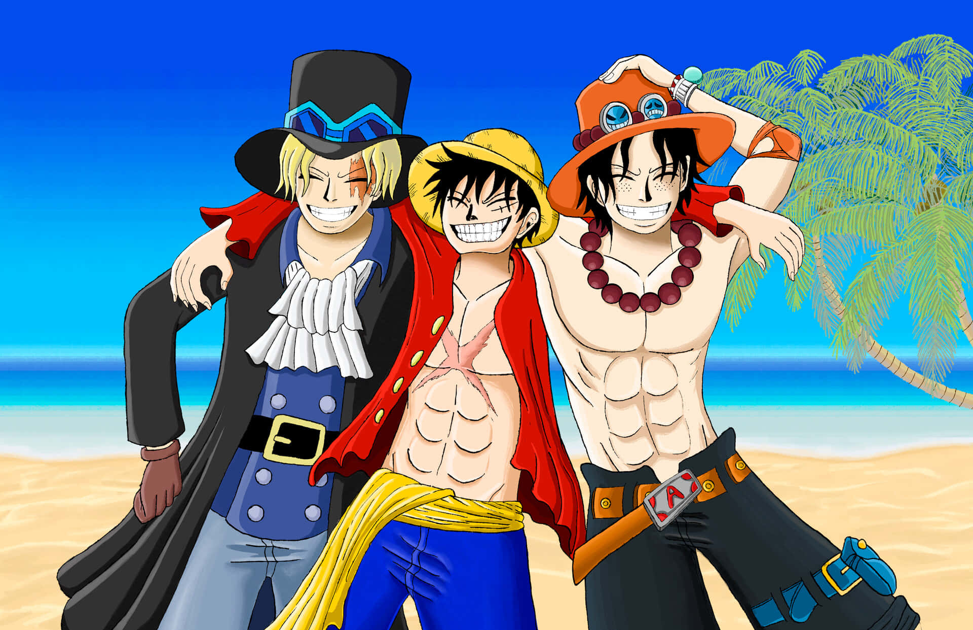 Luffy i aktion mod Doflamingo Wallpapers
