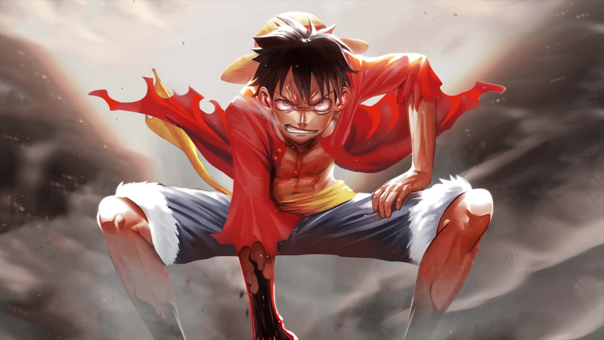 Luffy kæmper for retfærdighed og bliver Piratkongen Wallpapers