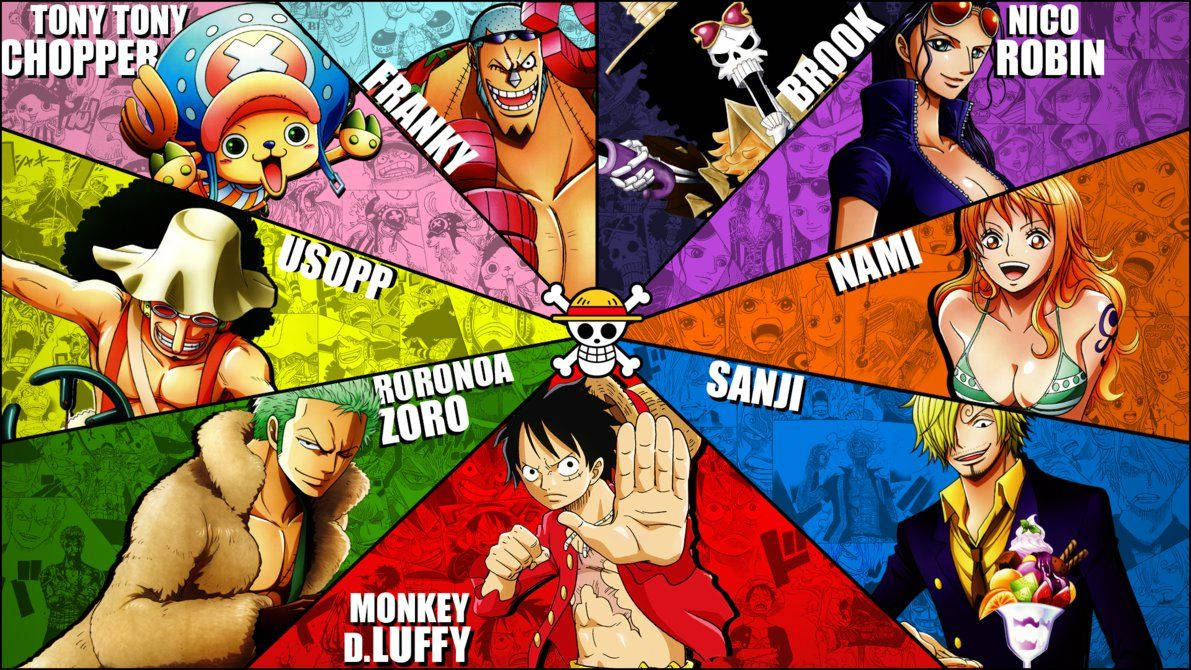 Luffy og hans besætning sejler ud på et episk eventyr. Wallpapers