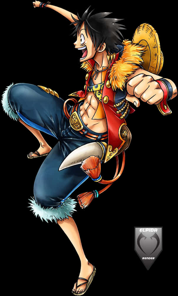 Luffy – One Piece Animeret Figur Wallpapers