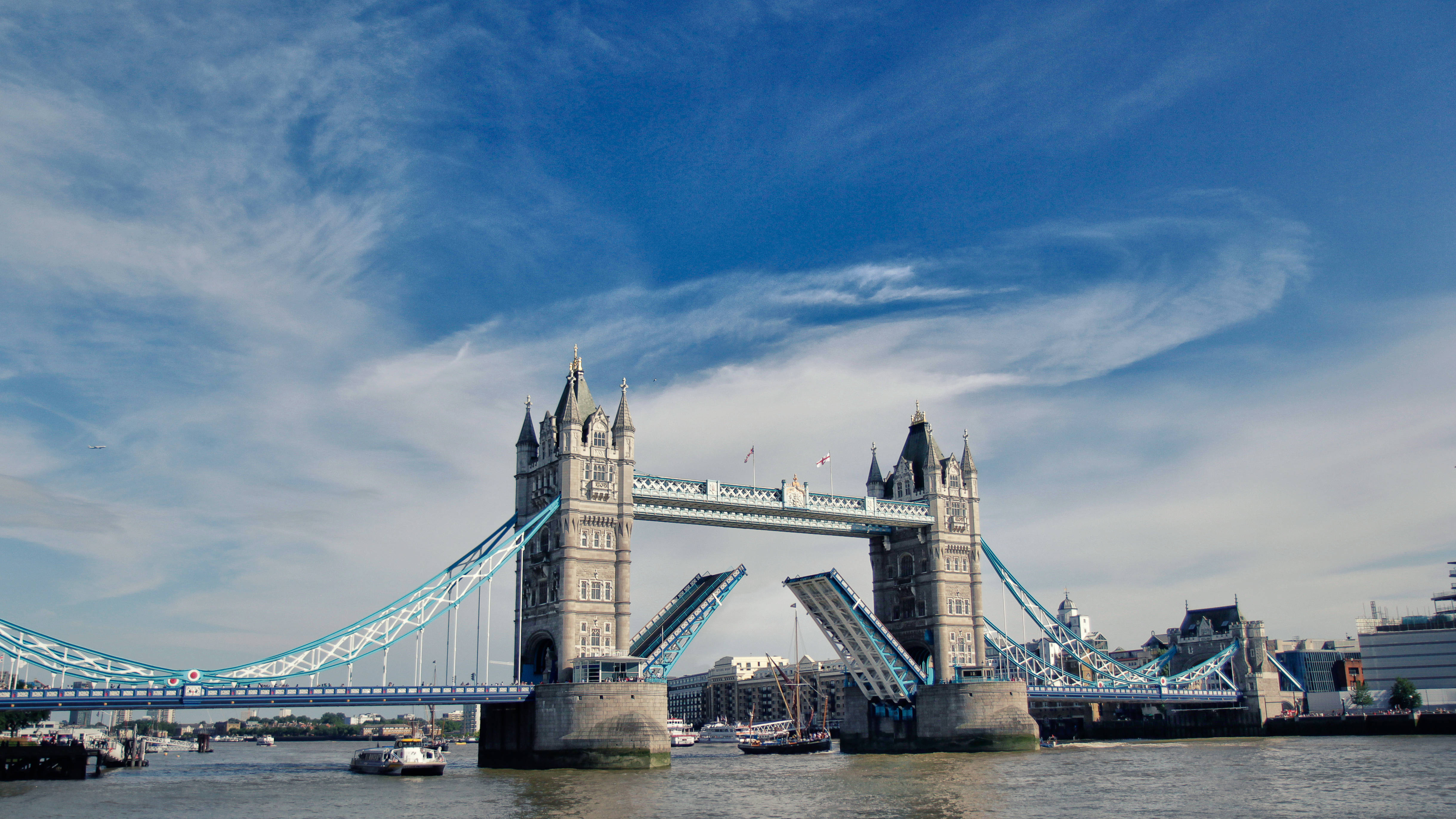 Lukket Tower Bridge I London Wallpapers