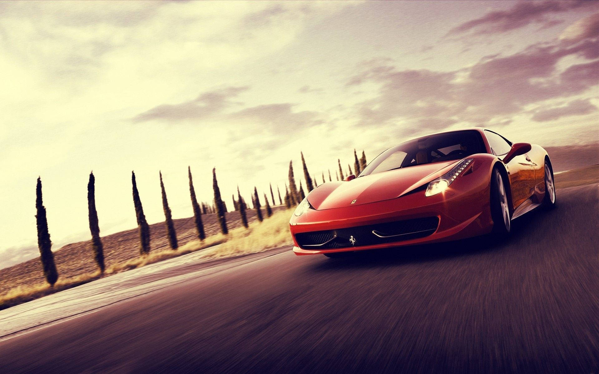 Luksus Italiensk Racerbil Wallpapers