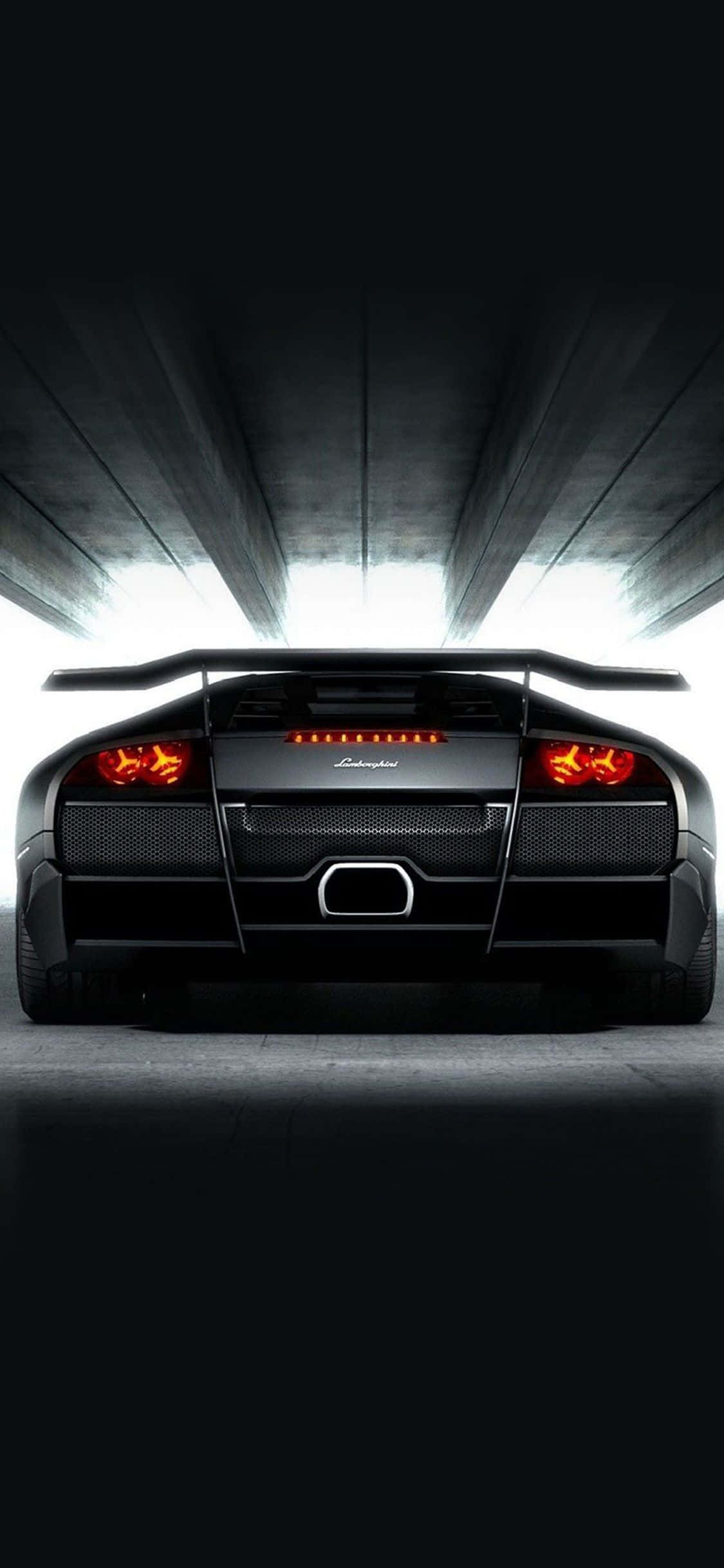 Luksusoplevelse – ej en sort Lamborghini-smartphone Wallpapers