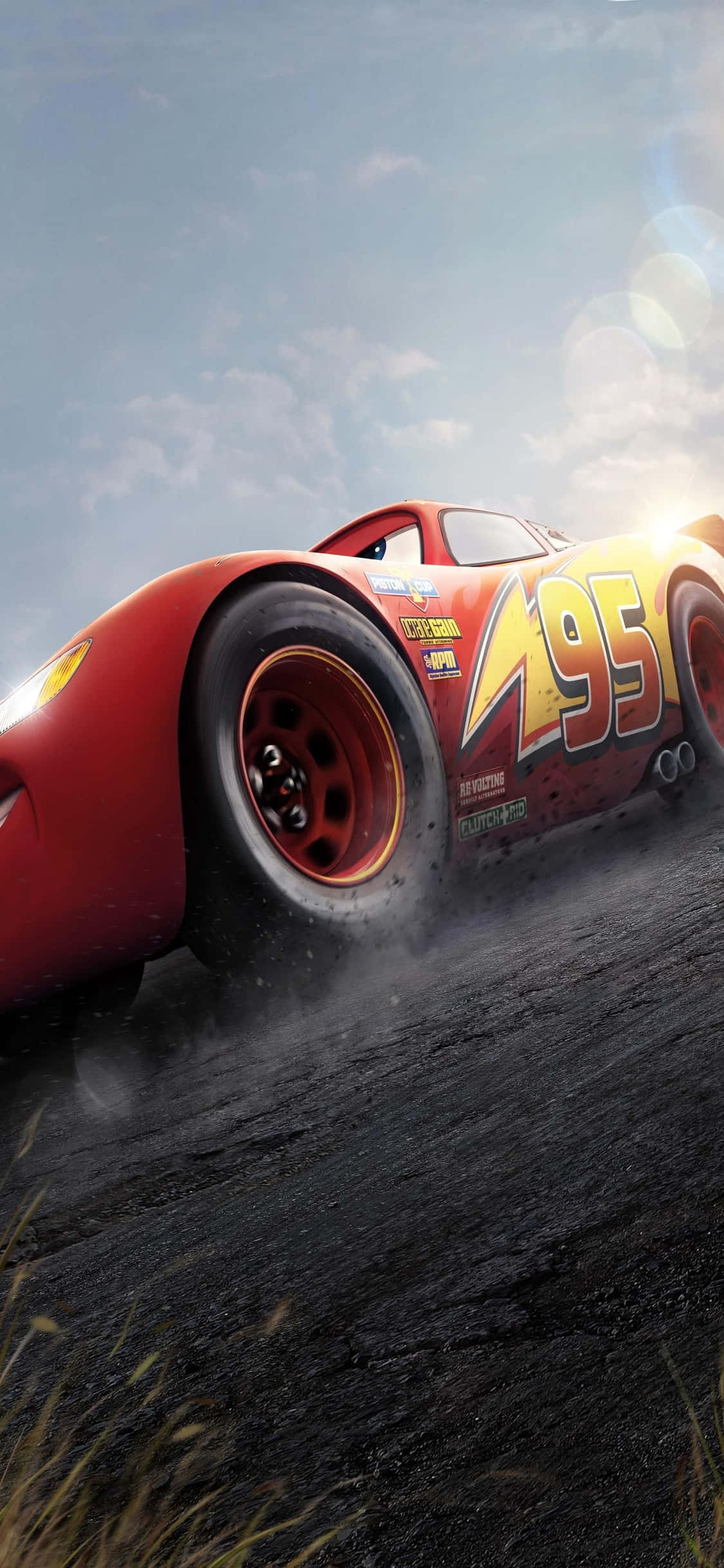 Lynet McQueen Racer iPhone X Baggrund fra Biler Wallpapers