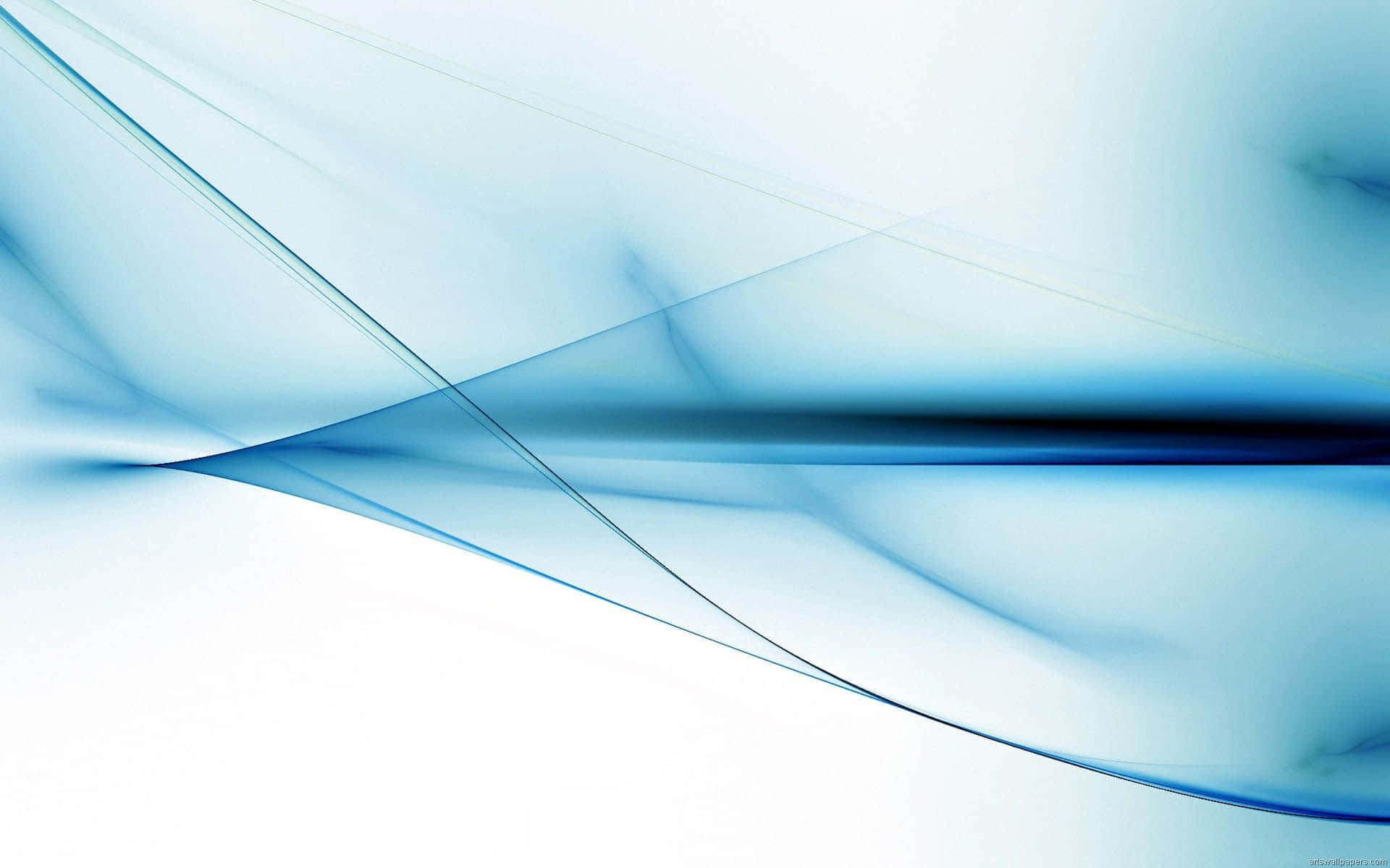 Lys baggrund af enkel blå abstrakt kunst Wallpapers