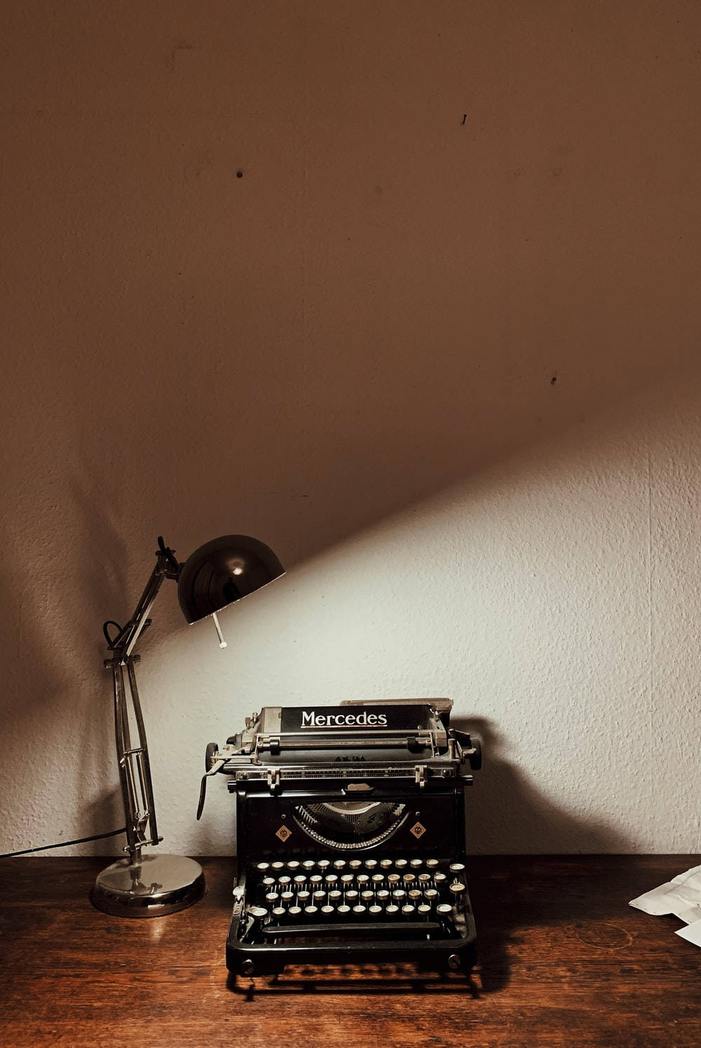 Lys Brun Æstetisk Vintage Skrivemaskine Wallpapers