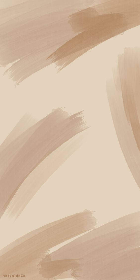 Lys brun æstetisk penselstrøgsmønster Wallpapers