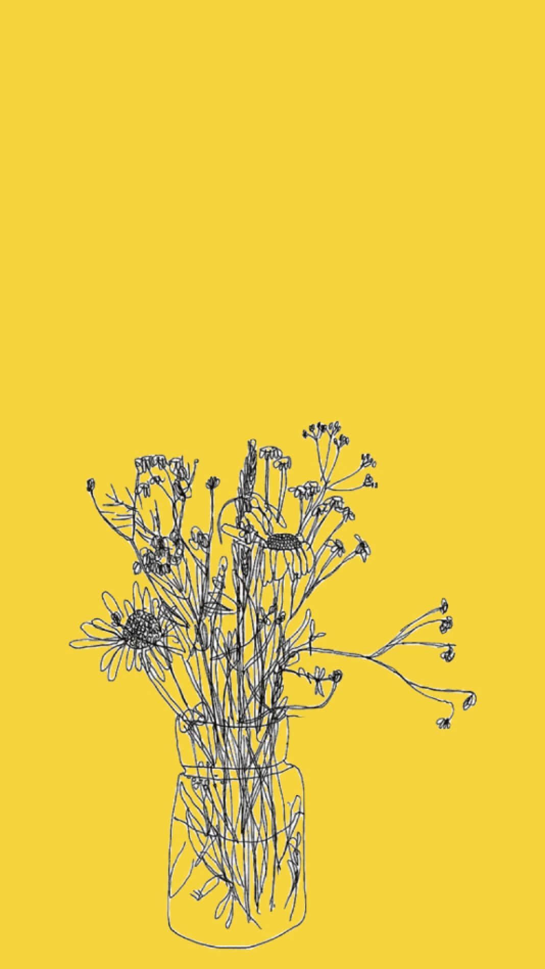 Lys din dag op med et stænk af Aesthetic Yellow Wallpapers