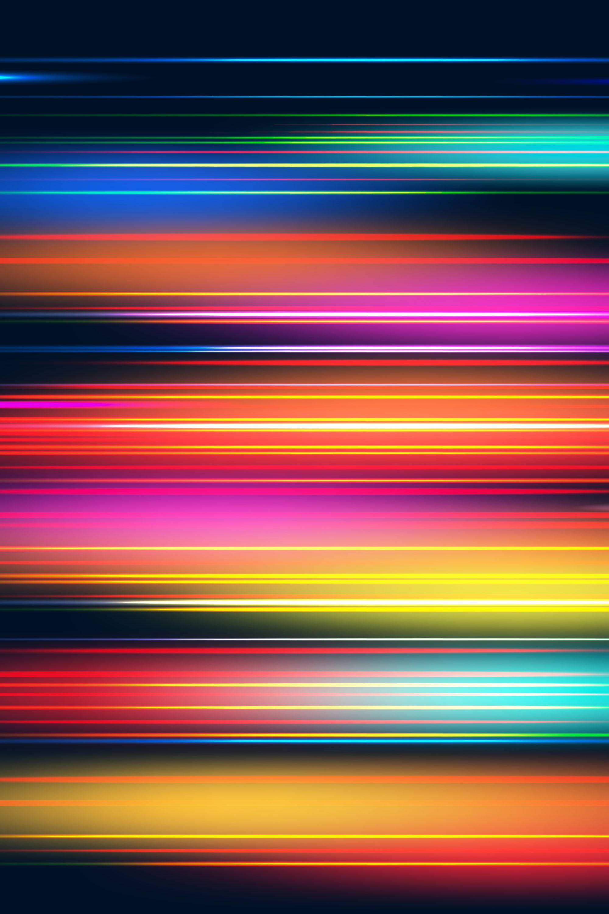 Lys farverig iPhone slørede lige linjer Wallpapers