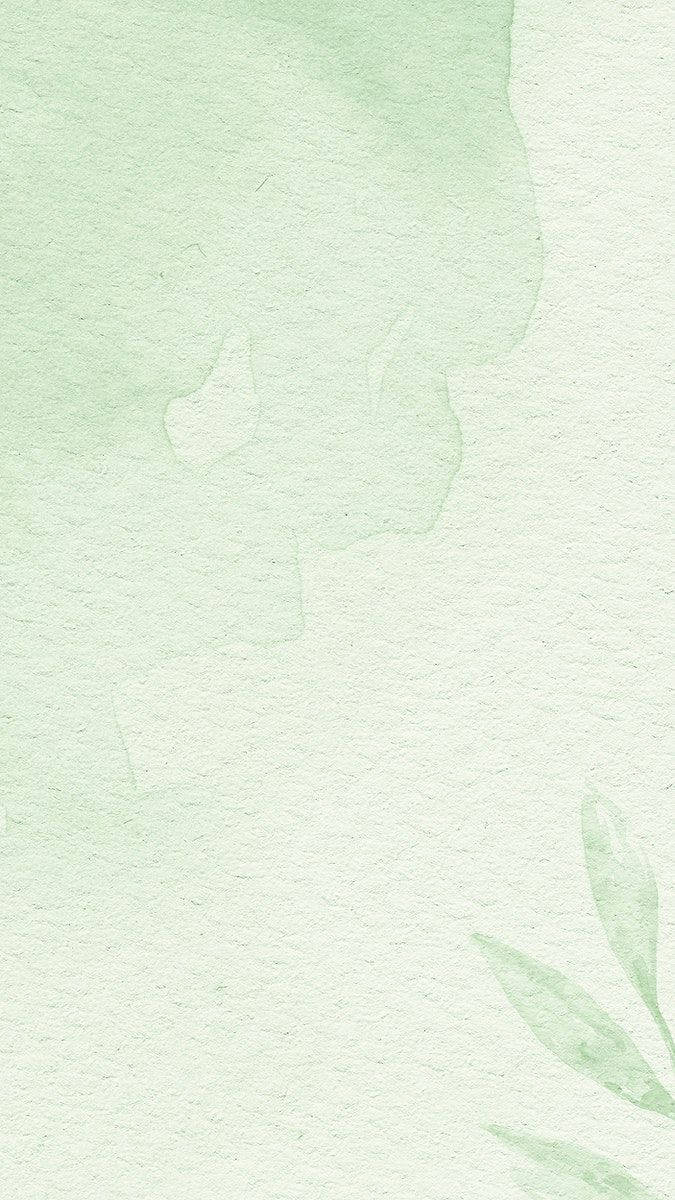Lys grøn æstetisk blød akvarel Wallpapers