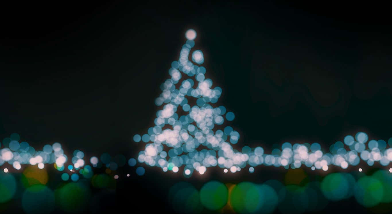 Lys juleånd med dette festlige julelysdisplay Wallpapers