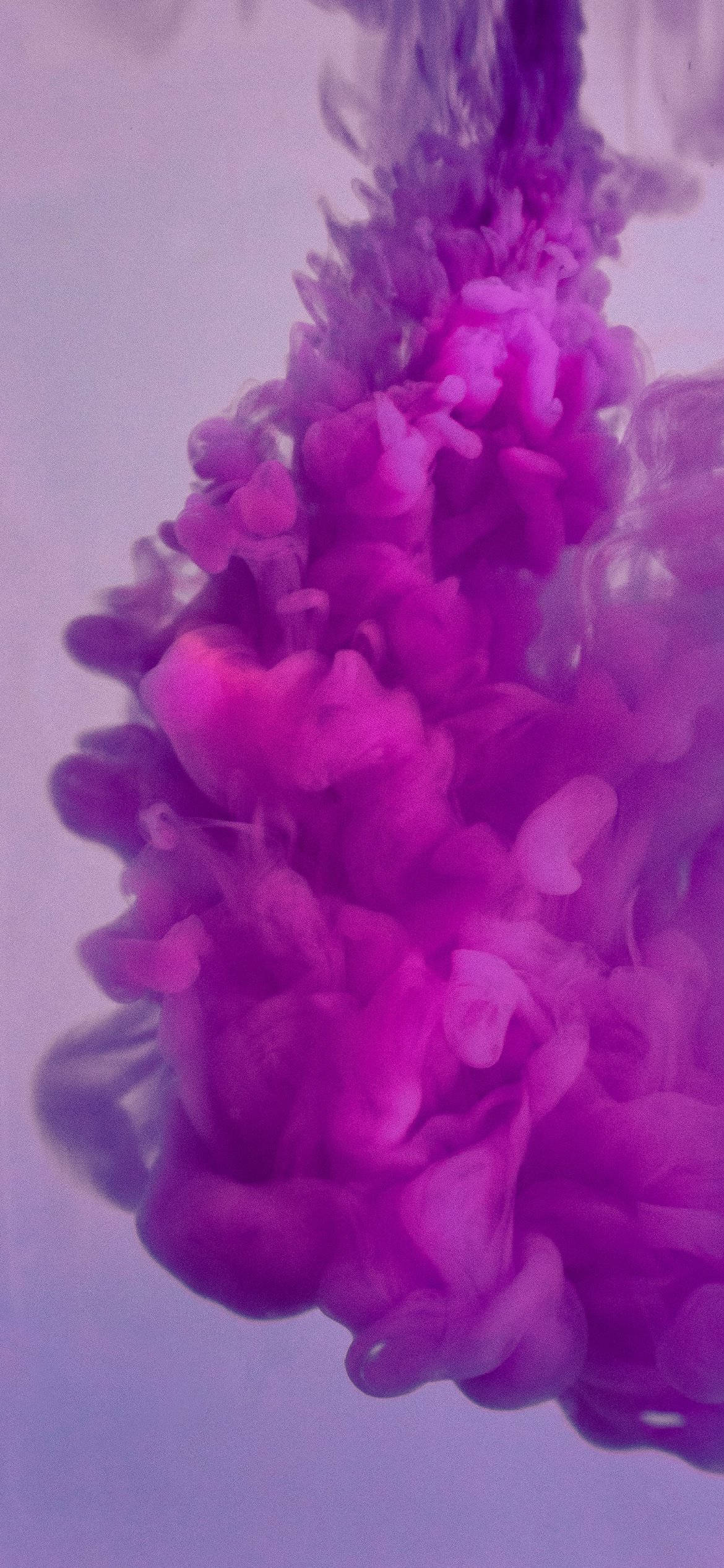 Lys lilla æstetisk blæk i vand Wallpapers