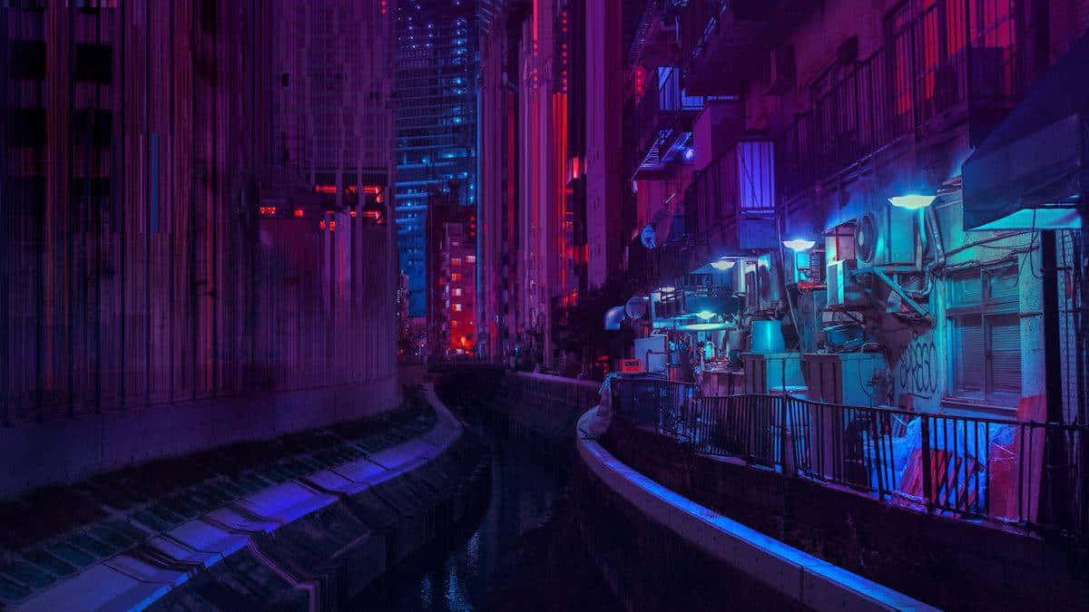 Lys Mørk Nat Neon Wallpapers