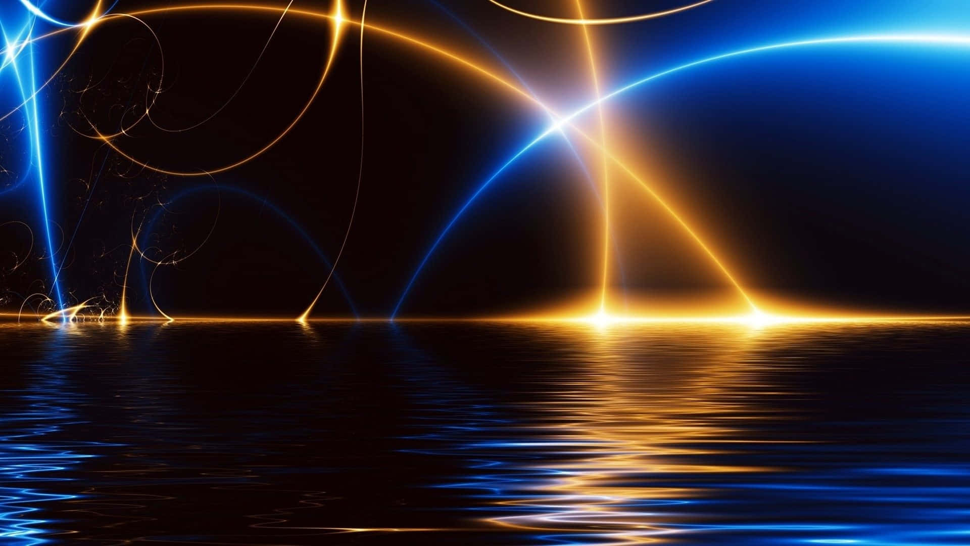 Lys neonhavoverflade Wallpapers