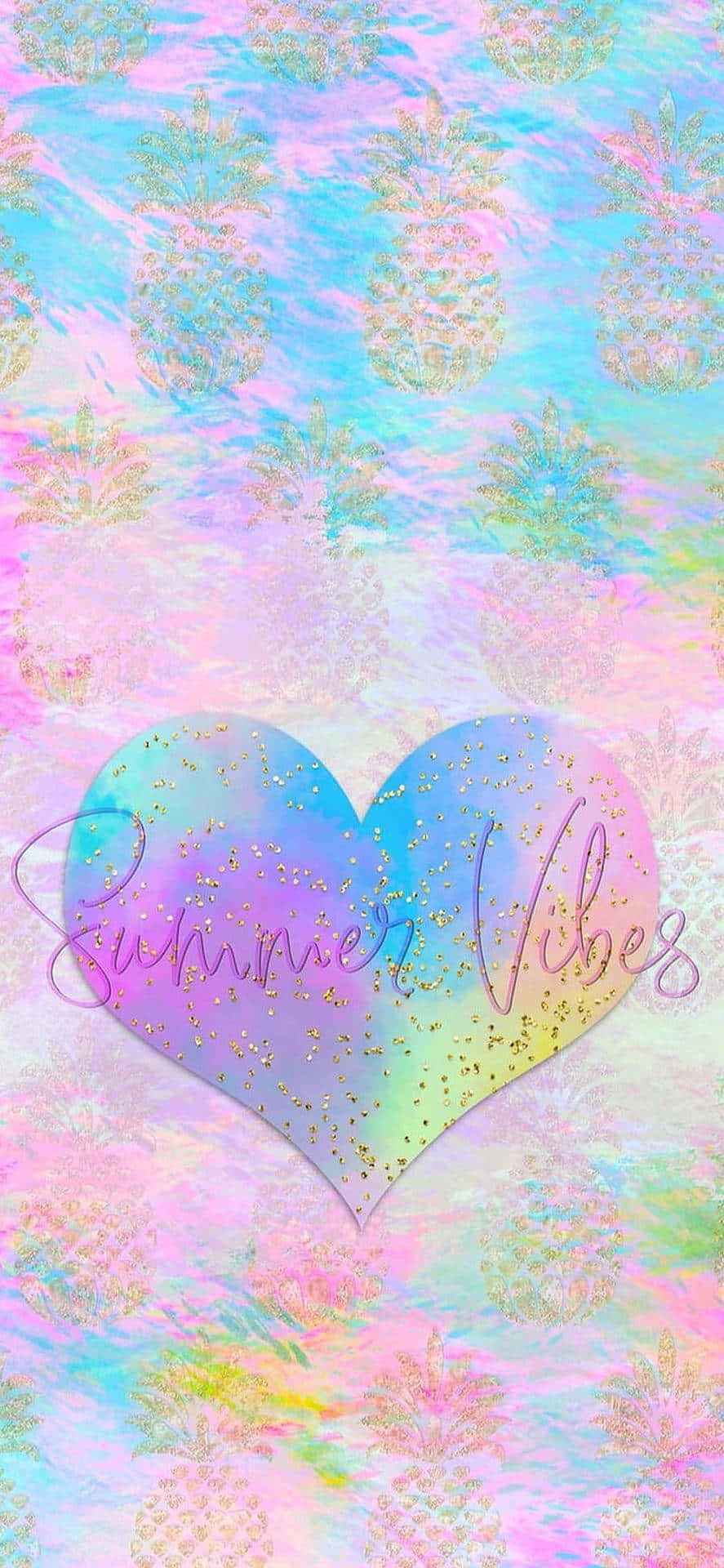 Lys og farverig pastelregnbue iPhone Wallpapers