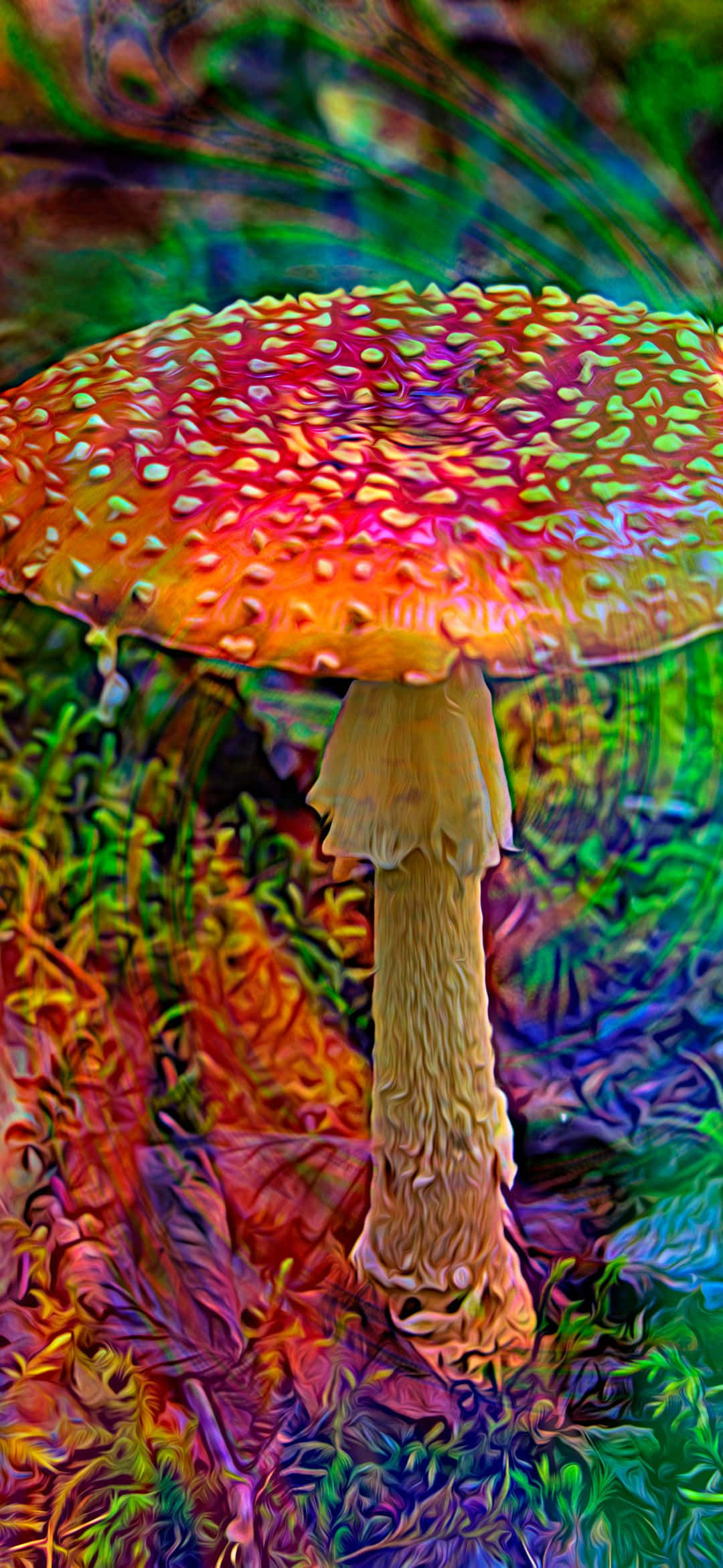 Lys og farverig bjergkæde Wallpapers